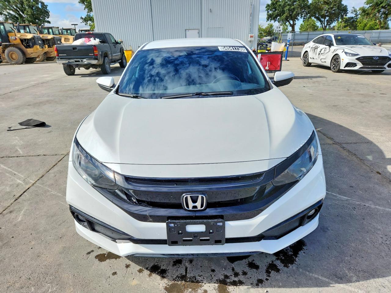 2021 Honda Civic Sport White vin: 2HGFC2F86MH517526