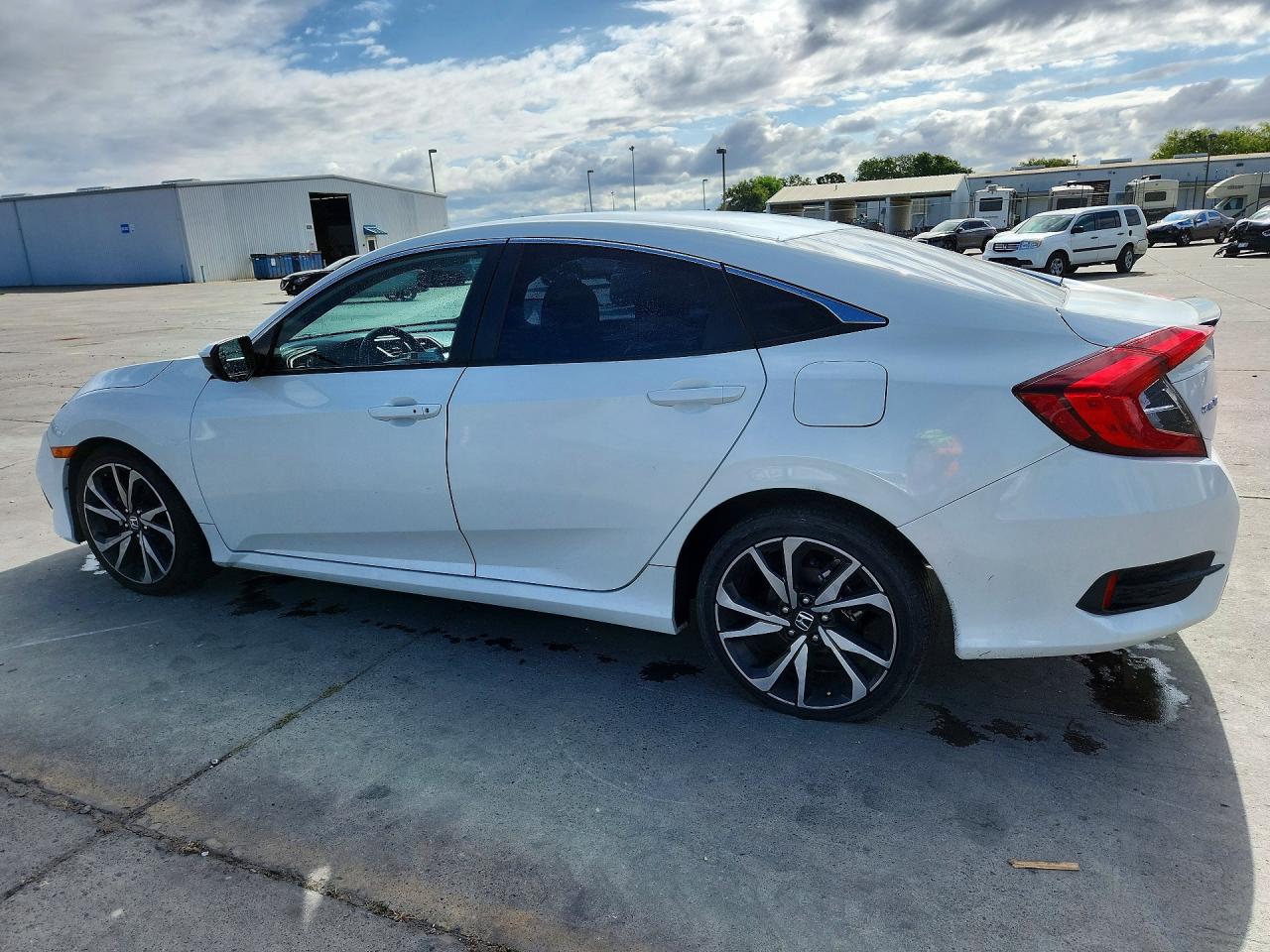 2021 Honda Civic Sport White vin: 2HGFC2F86MH517526