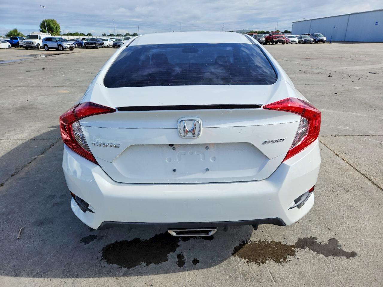 2021 Honda Civic Sport White vin: 2HGFC2F86MH517526