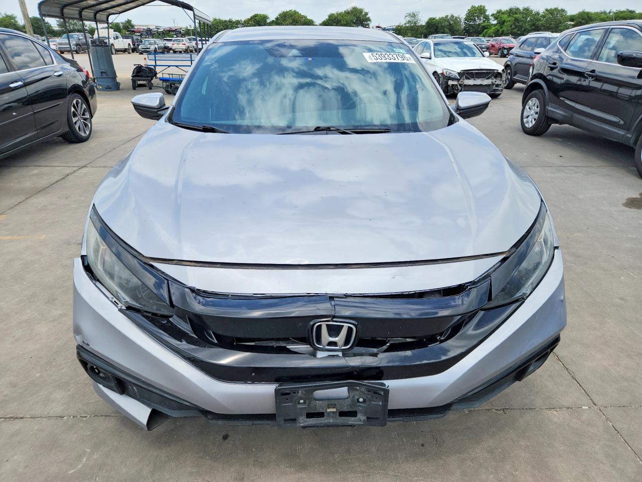 2021 Honda Civic Sport Silver vin: 2HGFC2F86MH527294
