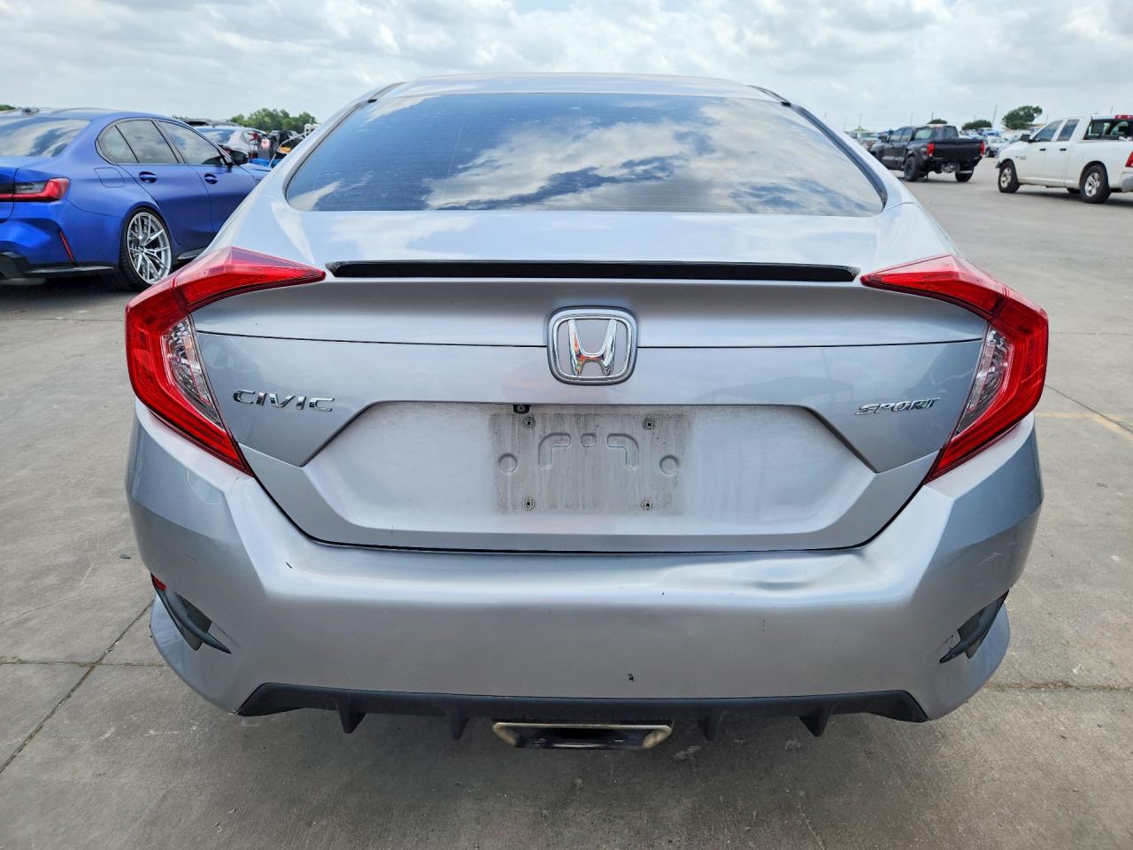 2021 Honda Civic Sport Silver vin: 2HGFC2F86MH527294