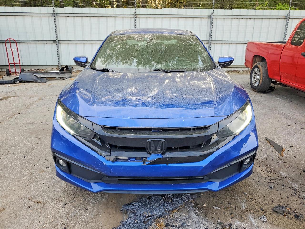 2021 Honda Civic Sport Blue vin: 2HGFC2F86MH527540