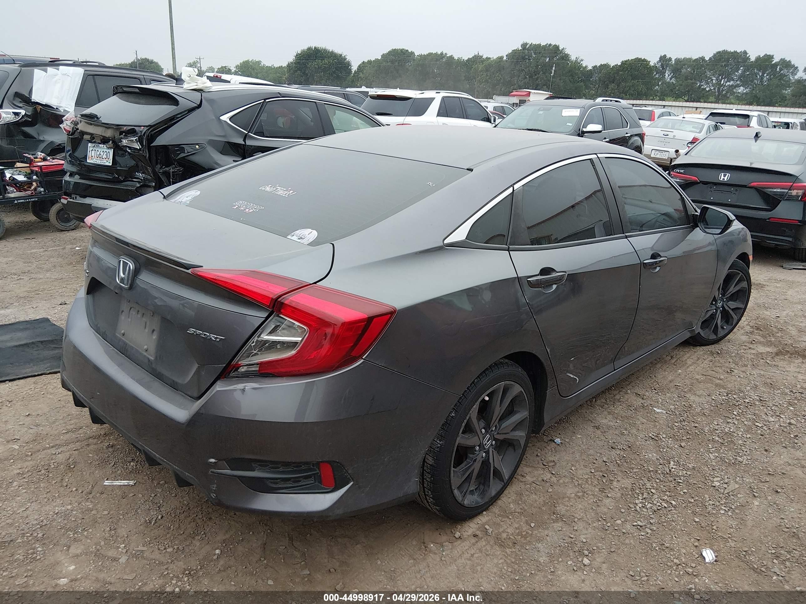 2021 Honda Civic Sport Gray vin: 2HGFC2F86MH548579