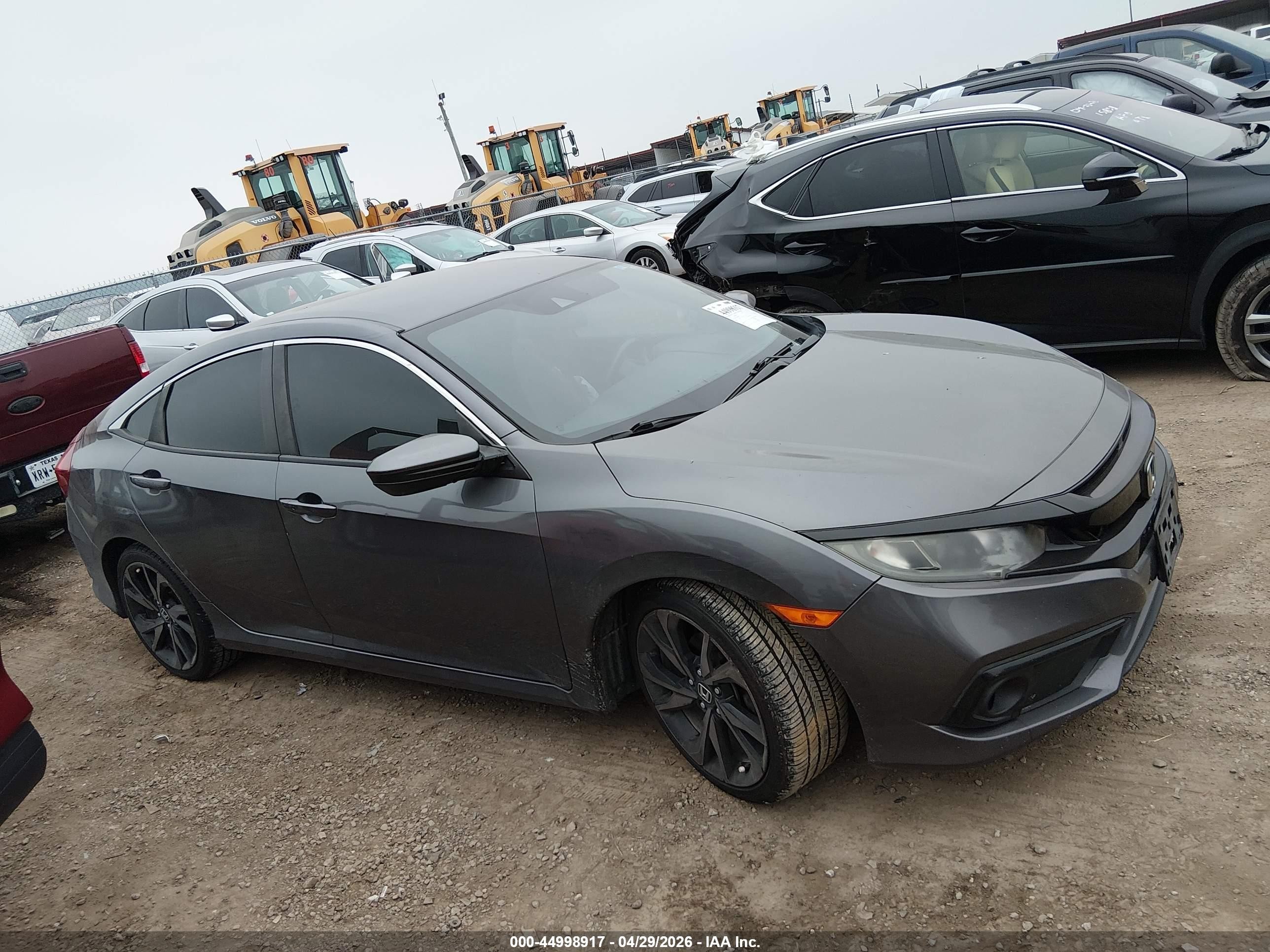 2021 Honda Civic Sport Gray vin: 2HGFC2F86MH548579