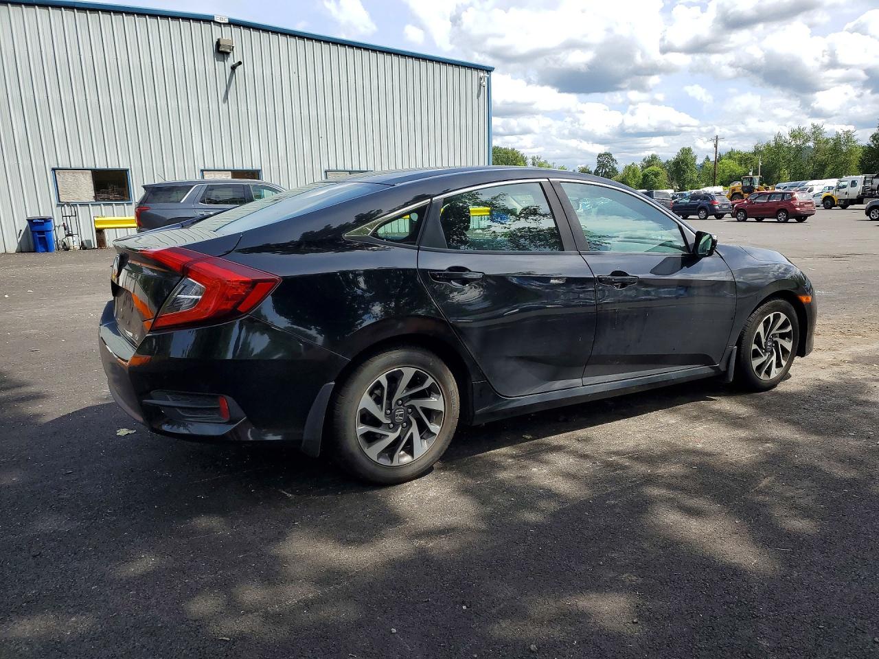 2016 Honda Civic Ex Black vin: 2HGFC2F87GH548739