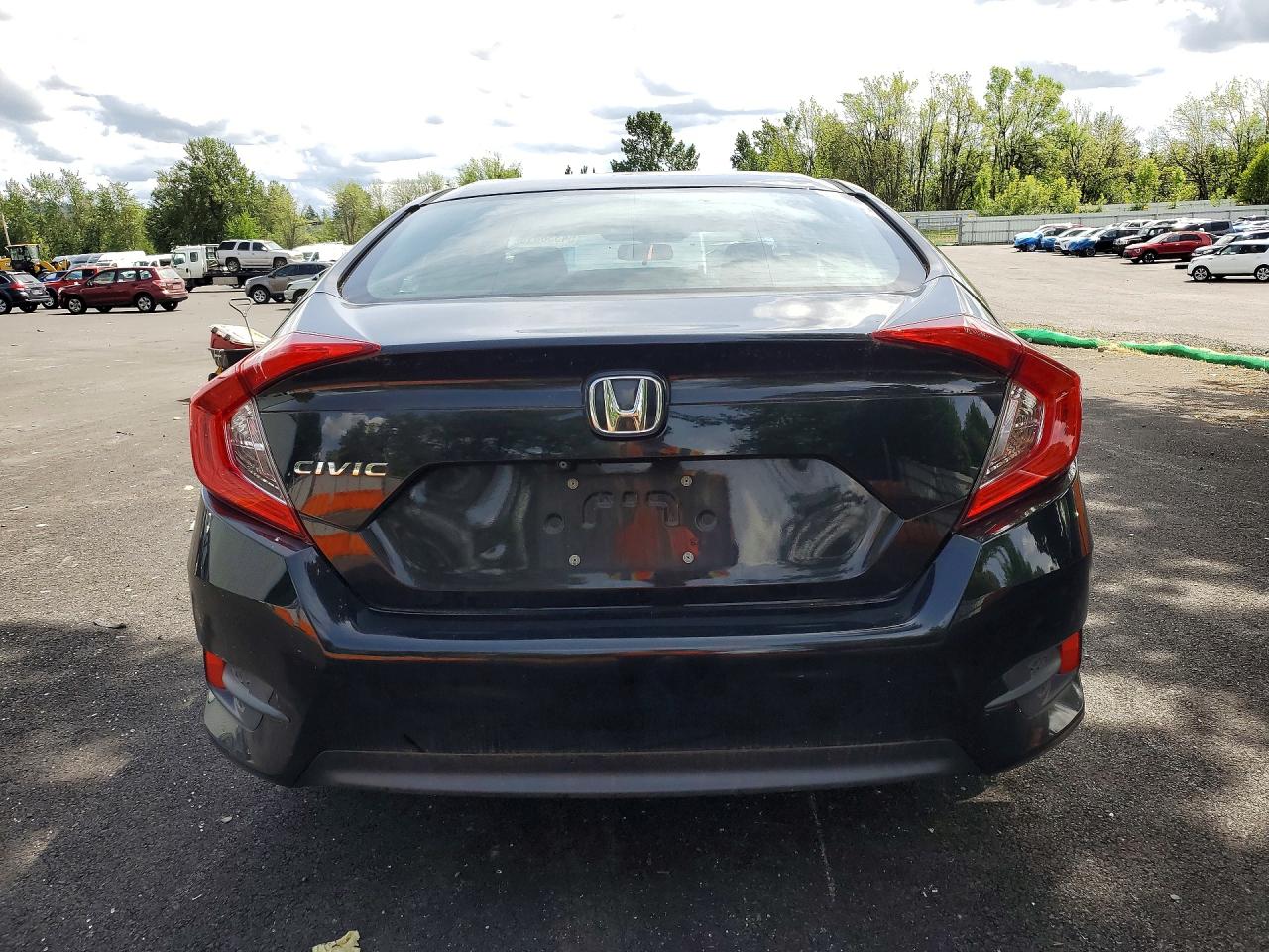 2016 Honda Civic Ex Black vin: 2HGFC2F87GH548739