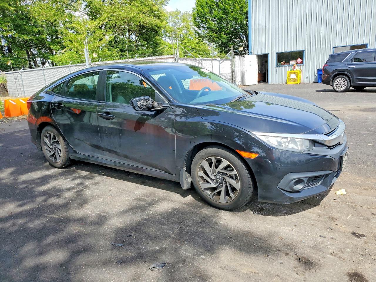 2016 Honda Civic Ex Black vin: 2HGFC2F87GH548739