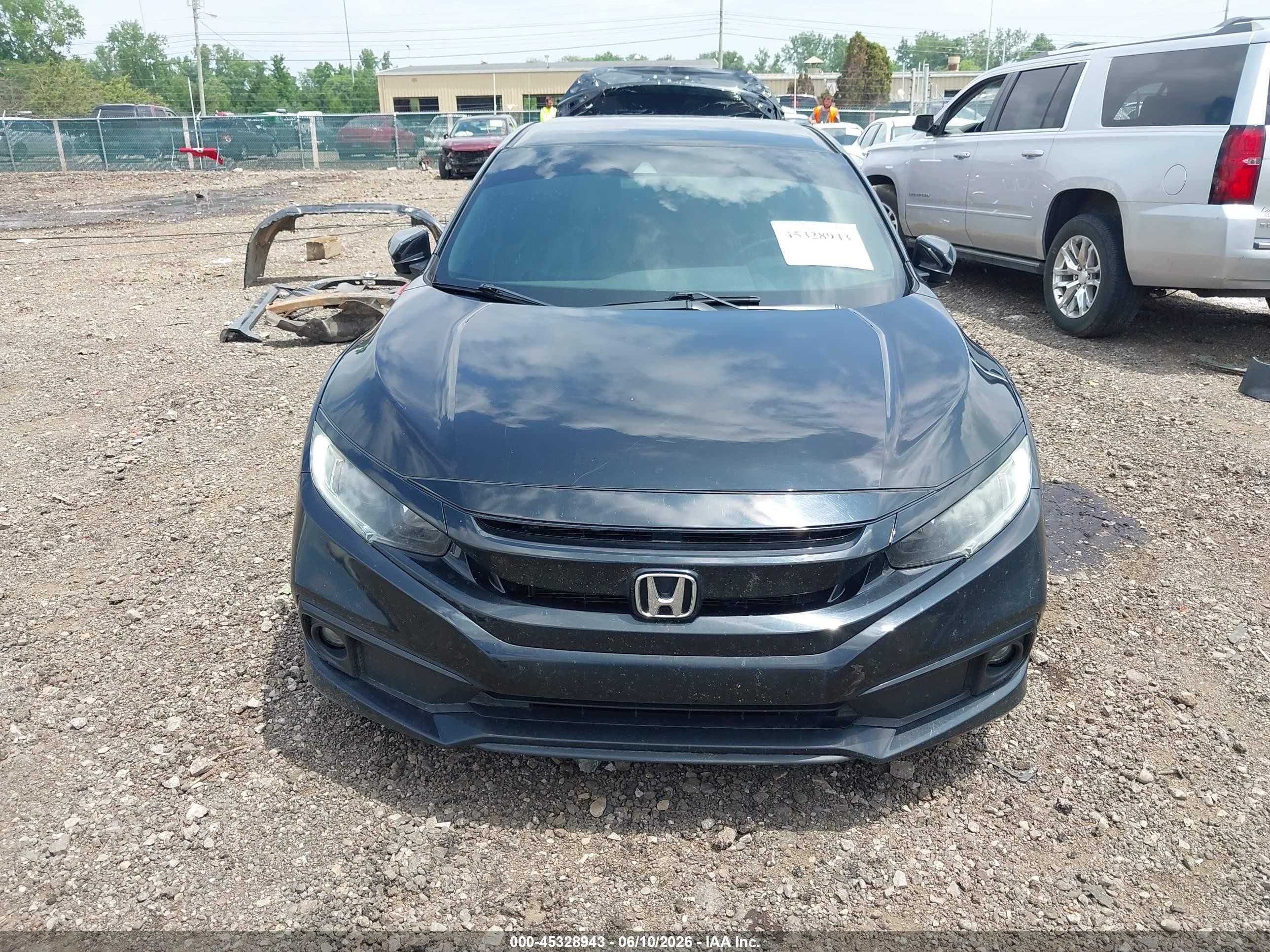 2019 Honda Civic Sport Black vin: 2HGFC2F88KH589728