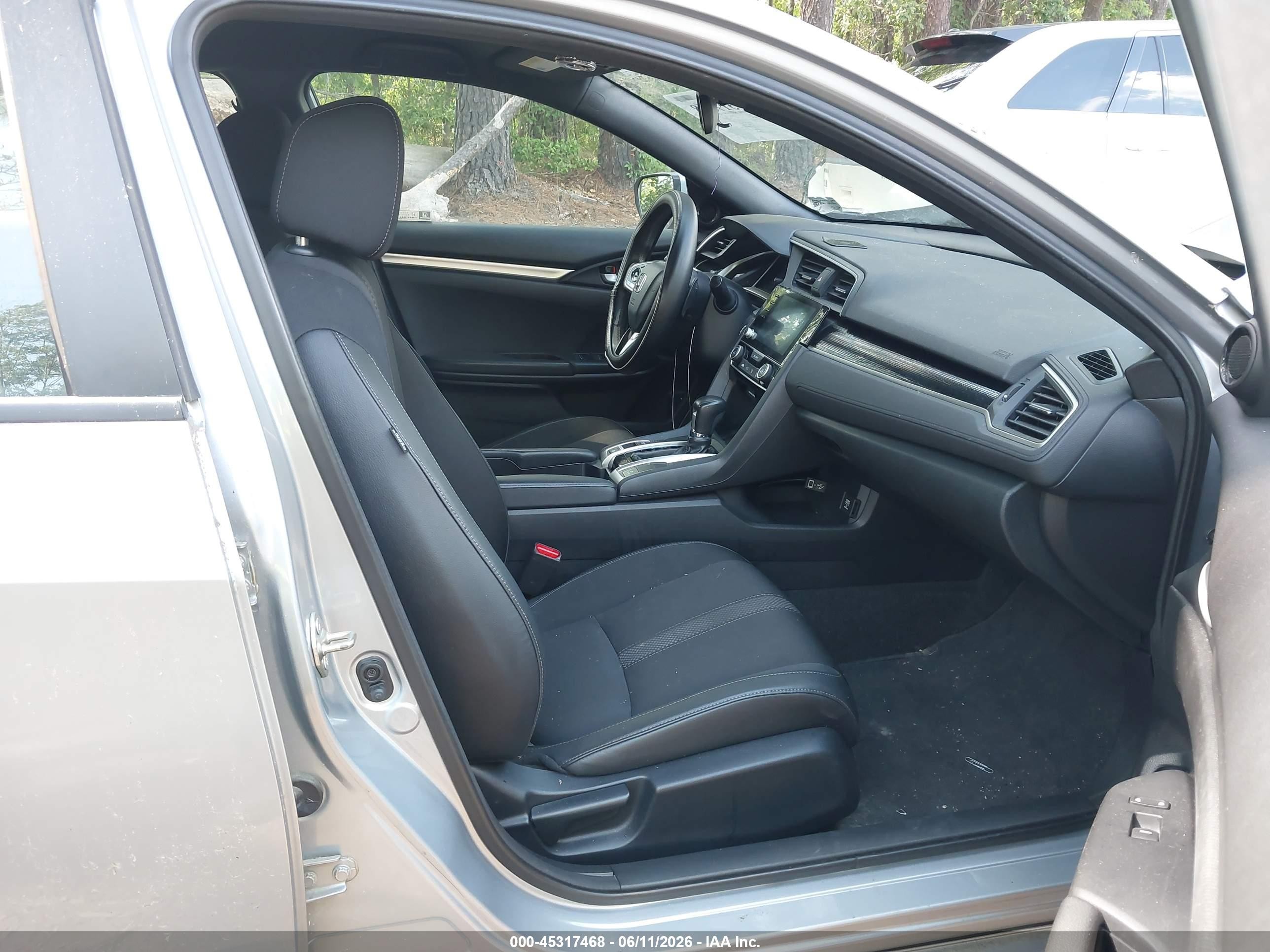 2019 Honda Civic Sport Gray vin: 2HGFC2F88KH600758
