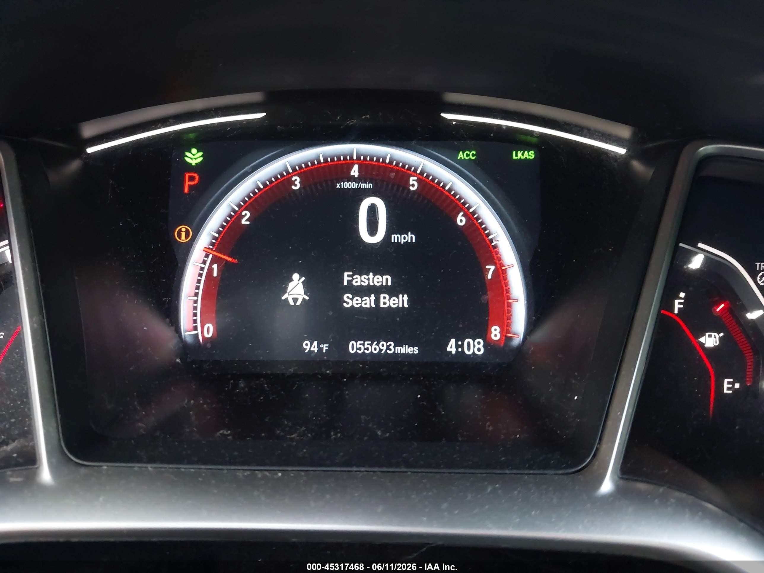 2019 Honda Civic Sport Gray vin: 2HGFC2F88KH600758
