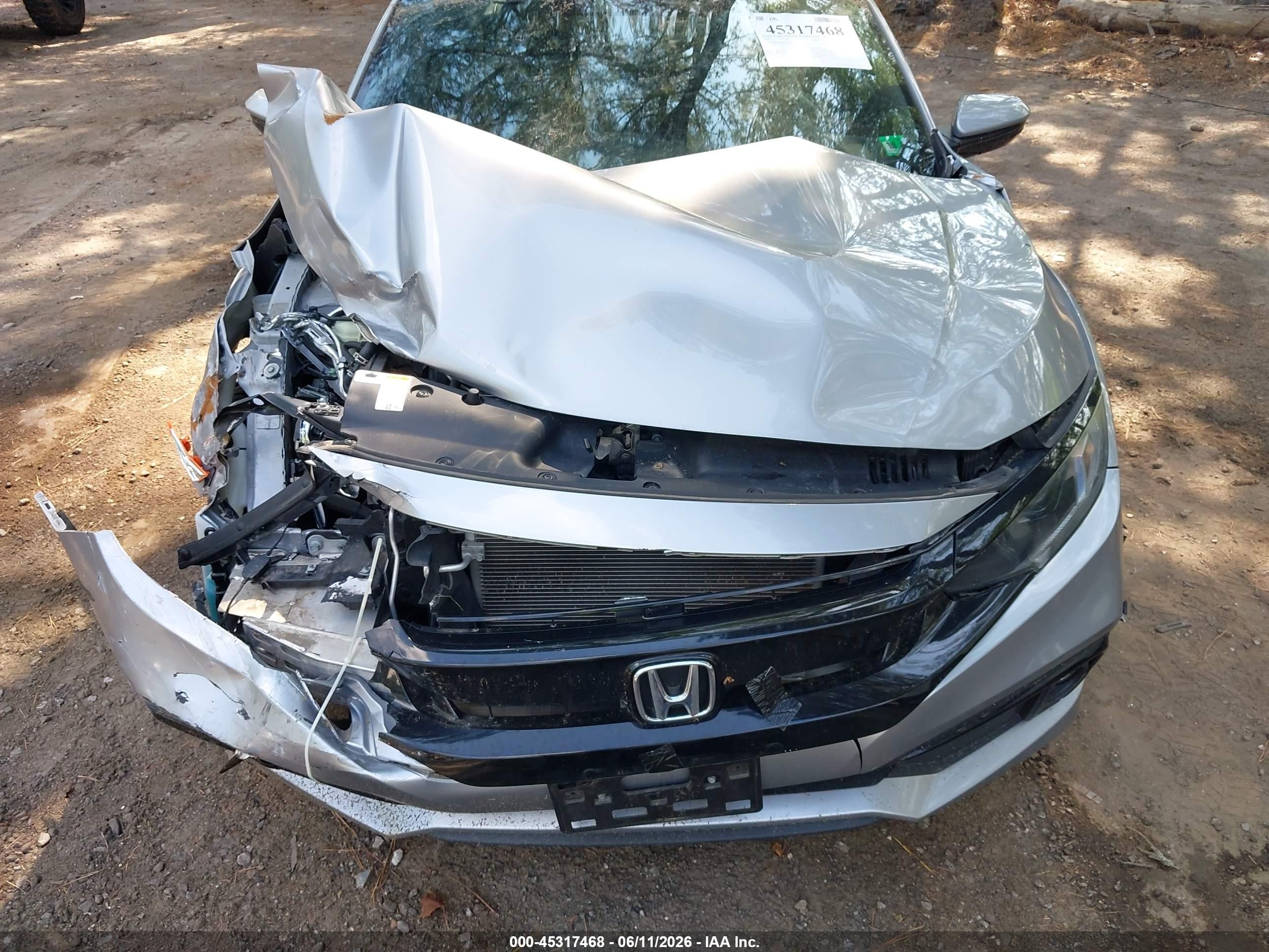 2019 Honda Civic Sport Gray vin: 2HGFC2F88KH600758