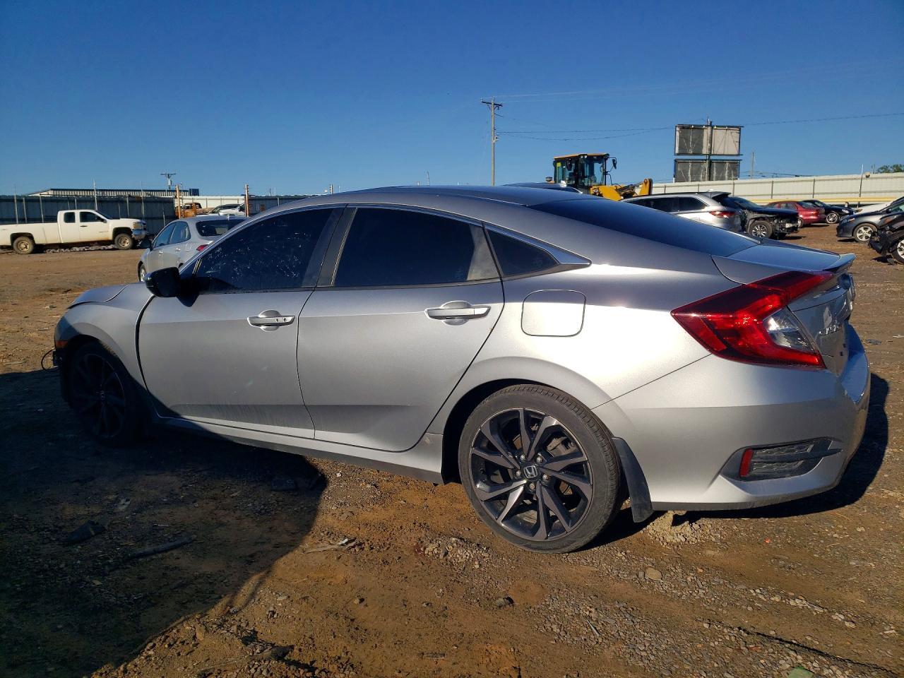 2020 Honda Civic Sport Silver vin: 2HGFC2F88LH521219