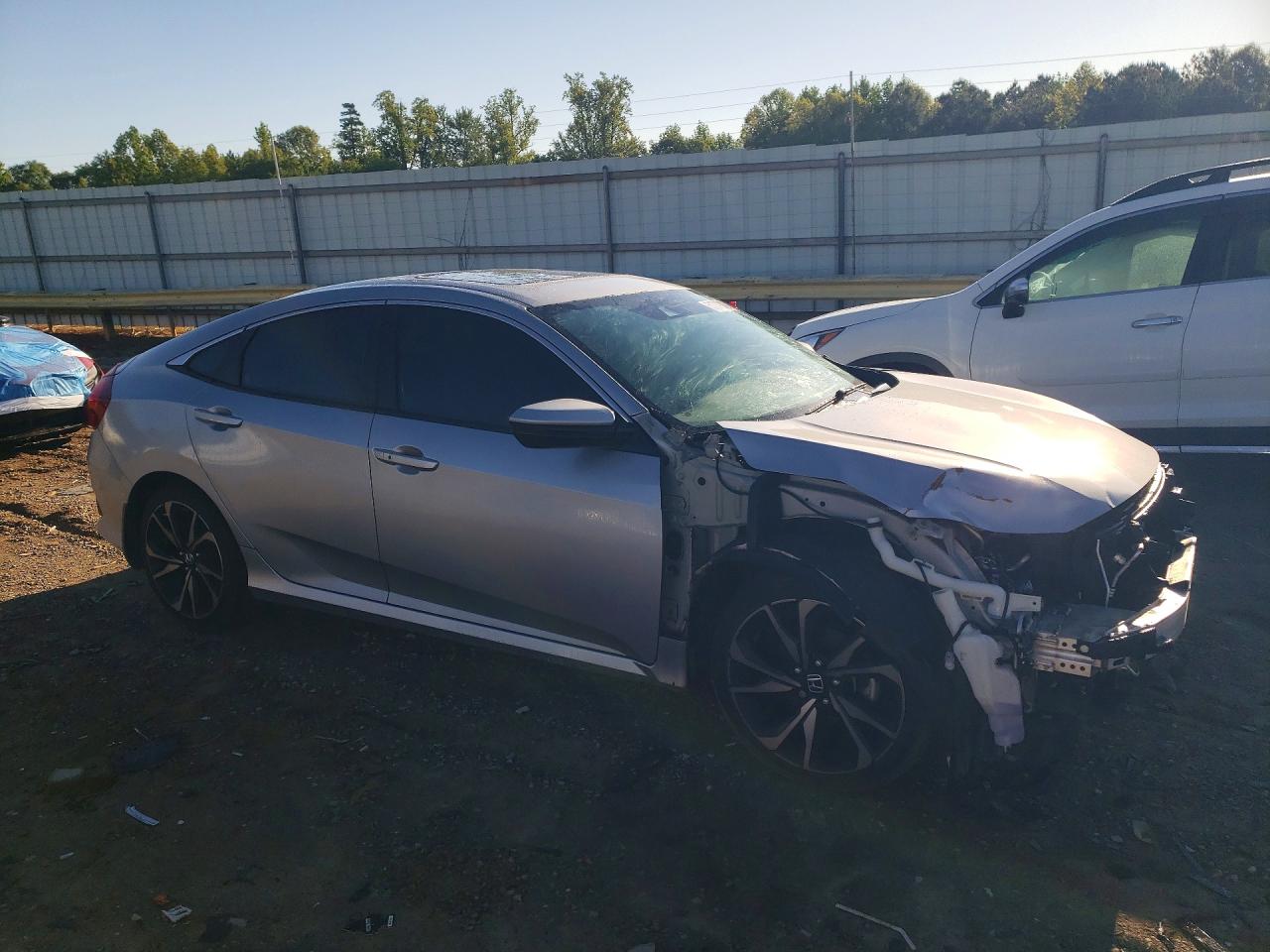 2020 Honda Civic Sport Silver vin: 2HGFC2F88LH521219