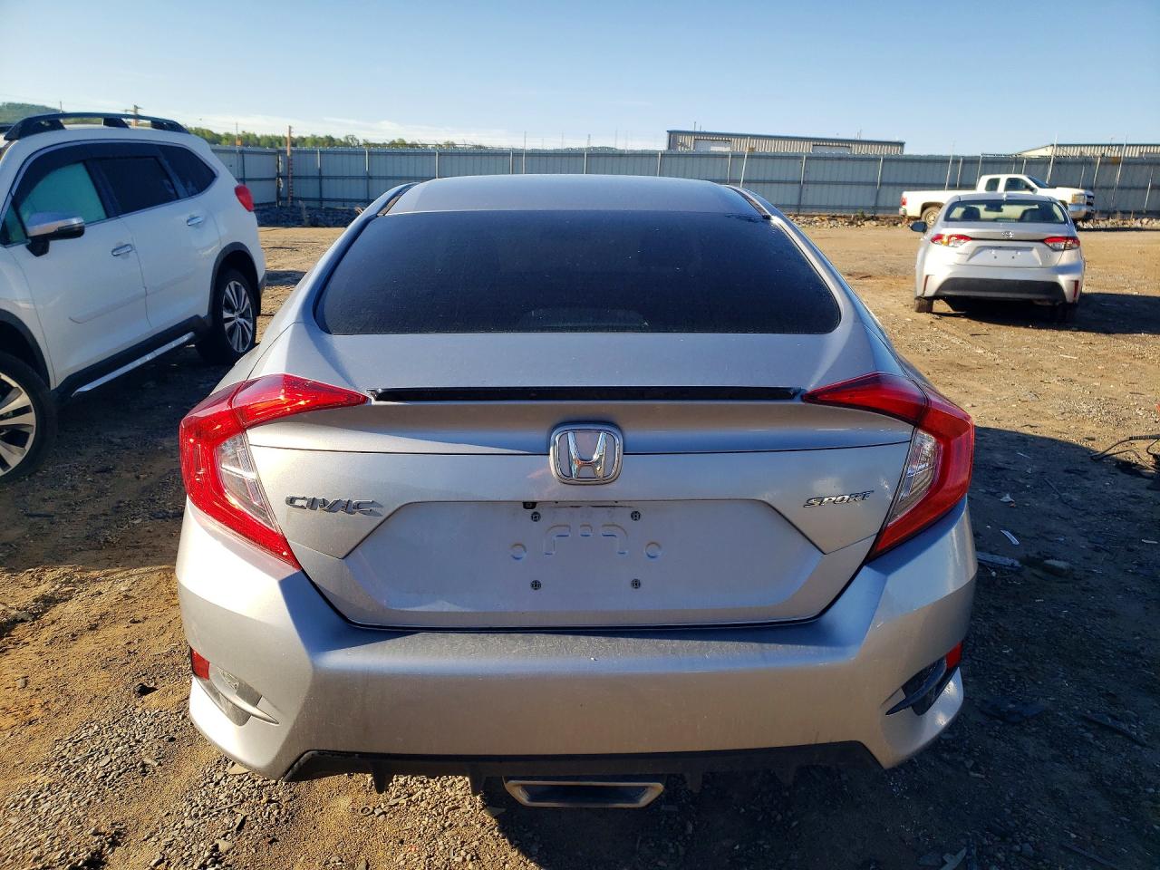 2020 Honda Civic Sport Silver vin: 2HGFC2F88LH521219