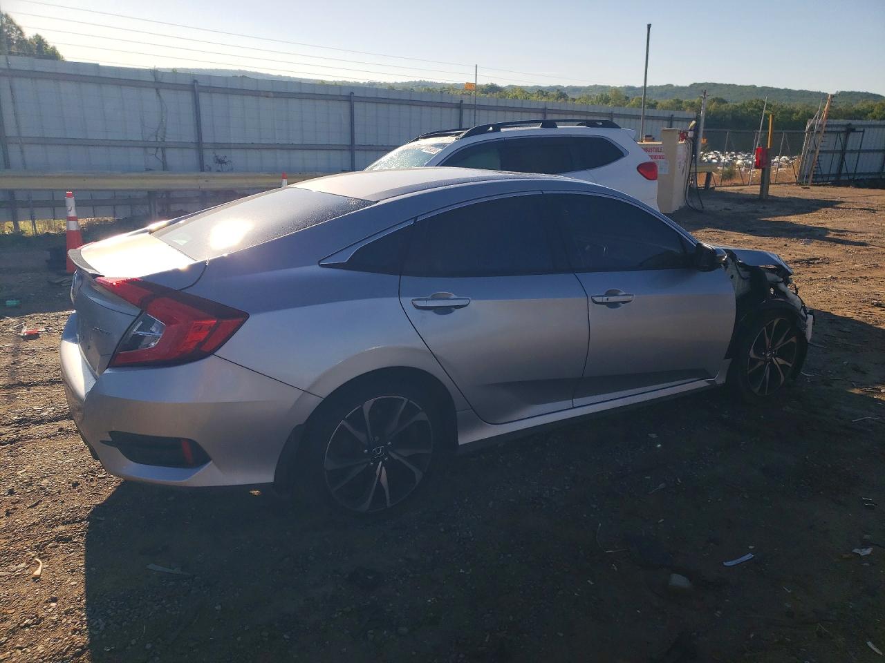 2020 Honda Civic Sport Silver vin: 2HGFC2F88LH521219