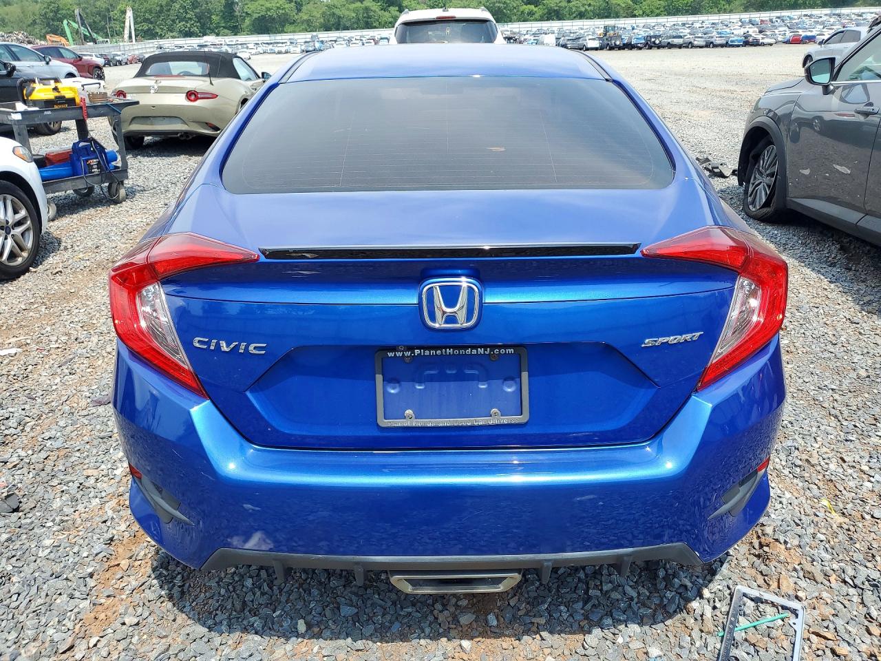 2020 Honda Civic Sport Blue vin: 2HGFC2F88LH525898