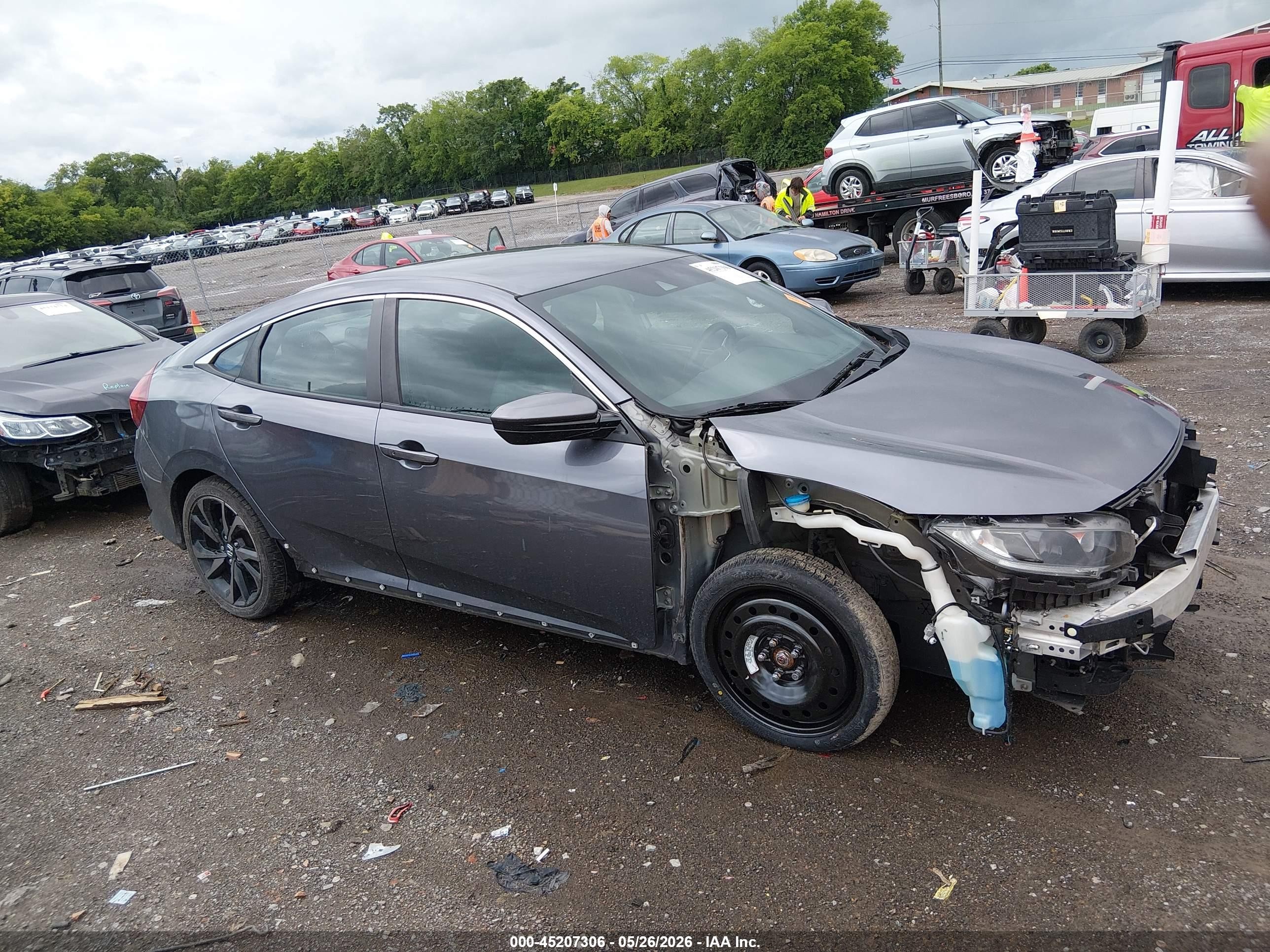 2020 Honda Civic Sport Black vin: 2HGFC2F88LH548078