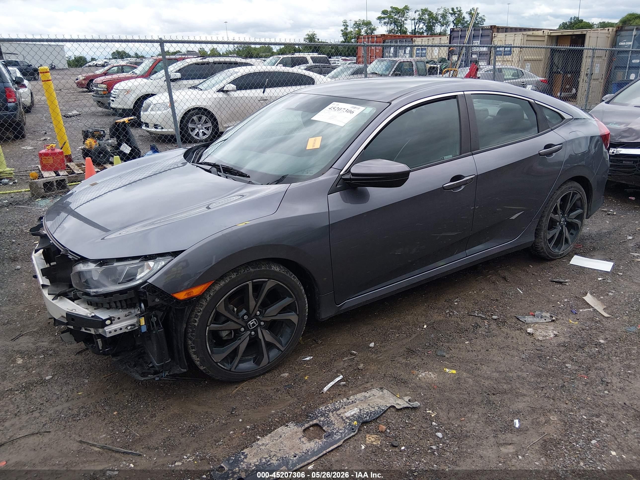 2020 Honda Civic Sport Black vin: 2HGFC2F88LH548078