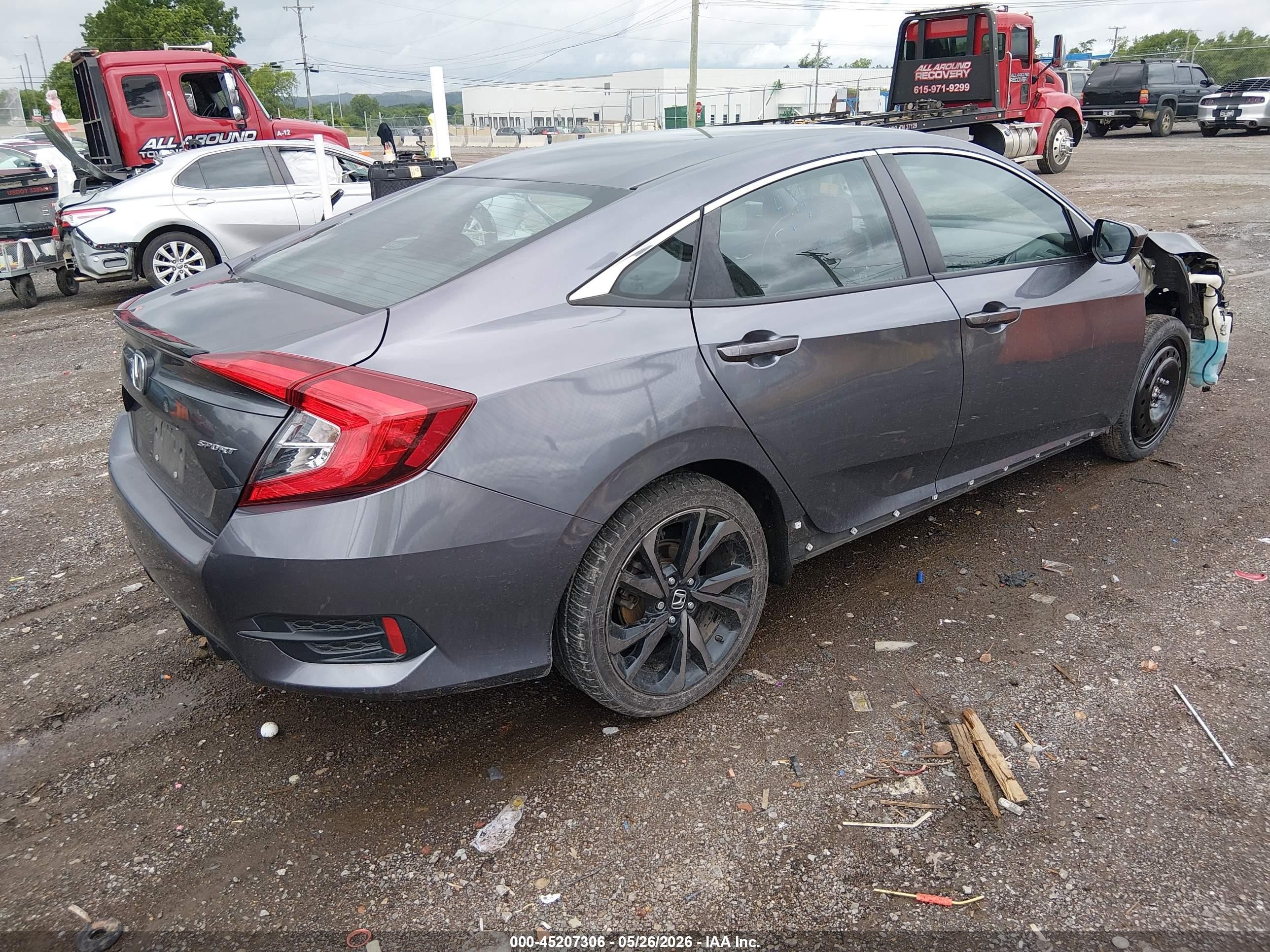 2020 Honda Civic Sport Black vin: 2HGFC2F88LH548078
