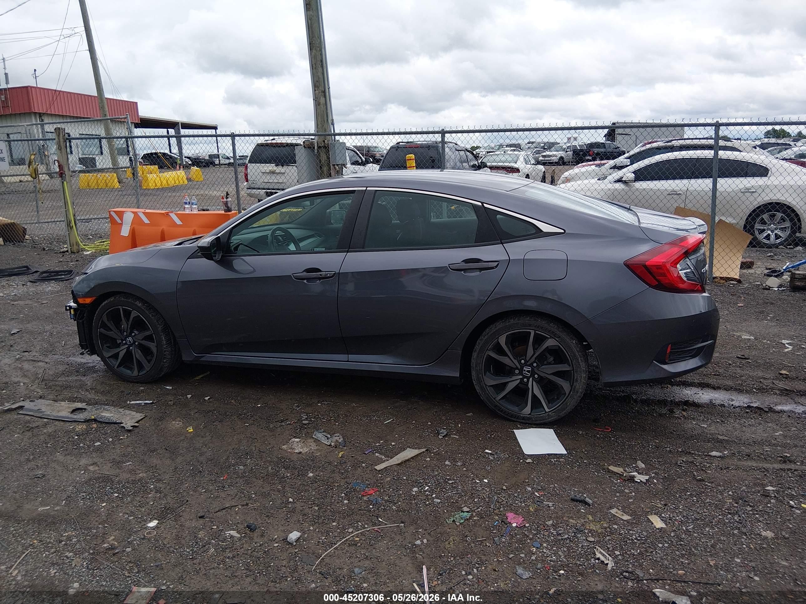 2020 Honda Civic Sport Black vin: 2HGFC2F88LH548078