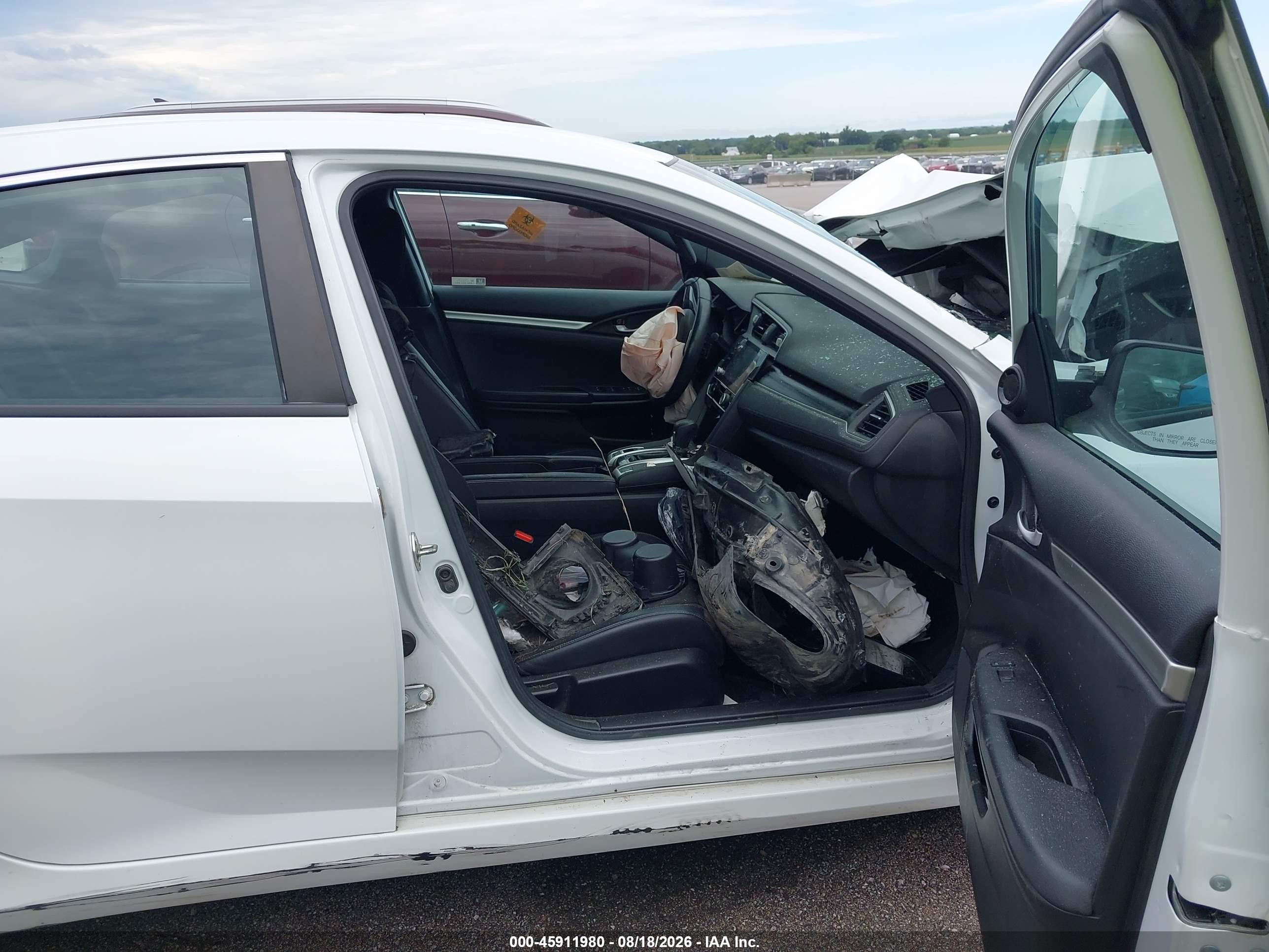 2020 Honda Civic Sport White vin: 2HGFC2F88LH602088