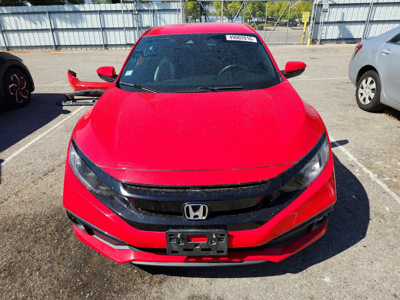 2021 Honda Civic Sport Red vin: 2HGFC2F88MH537549