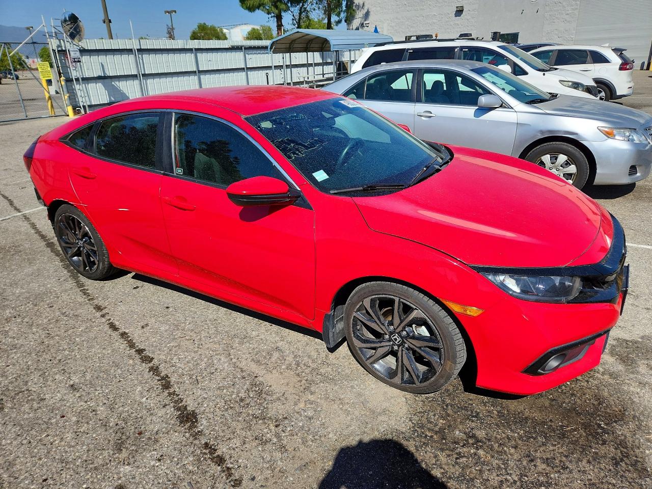 2021 Honda Civic Sport Red vin: 2HGFC2F88MH537549