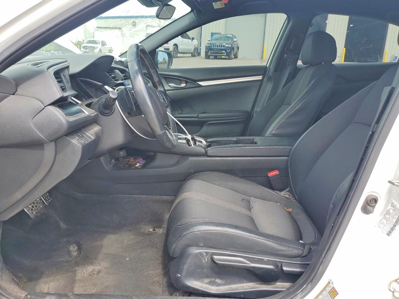 2019 Honda Civic Sport White vin: 2HGFC2F89KH505965