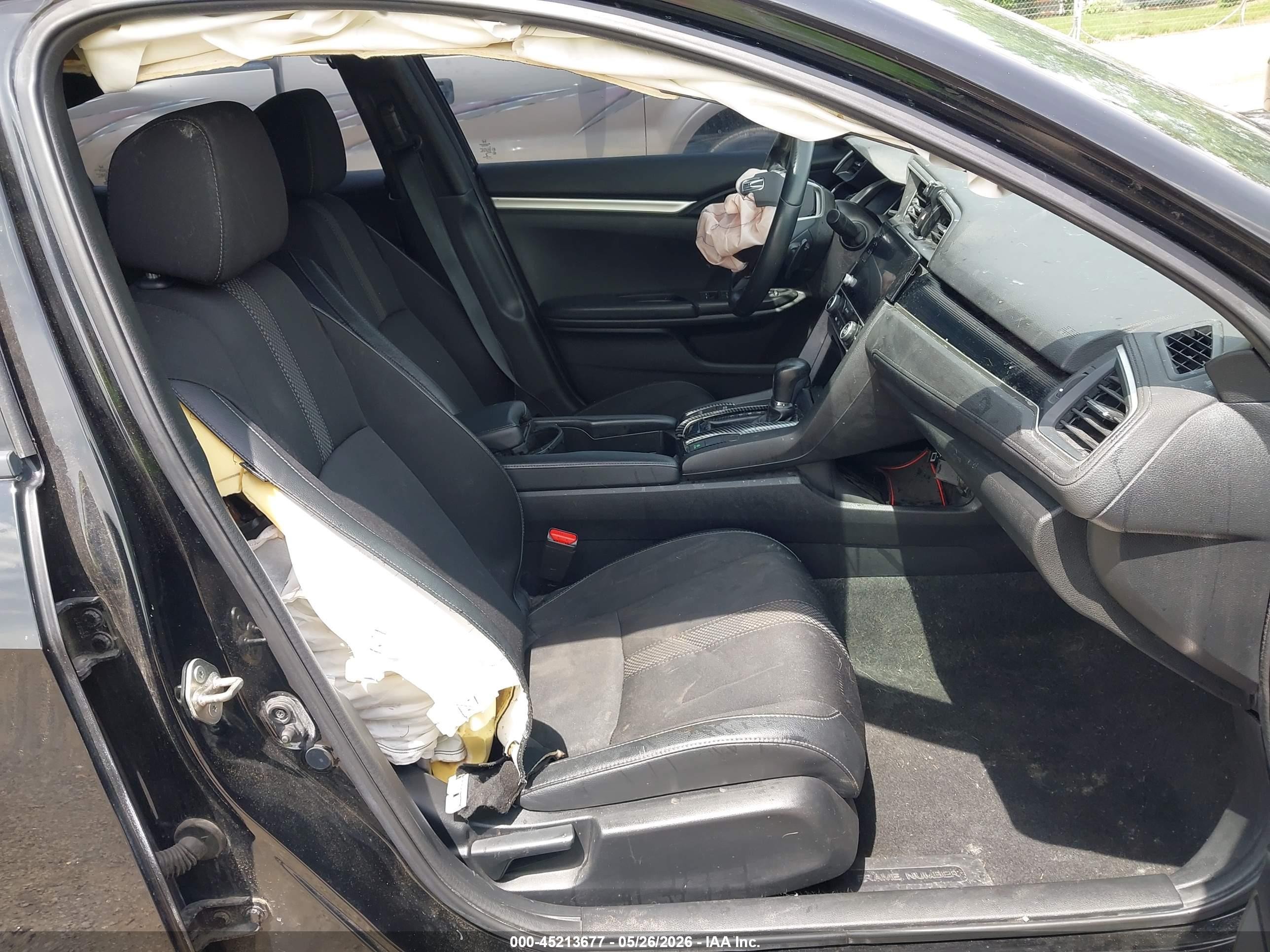 2019 Honda Civic Sport Black vin: 2HGFC2F89KH541123