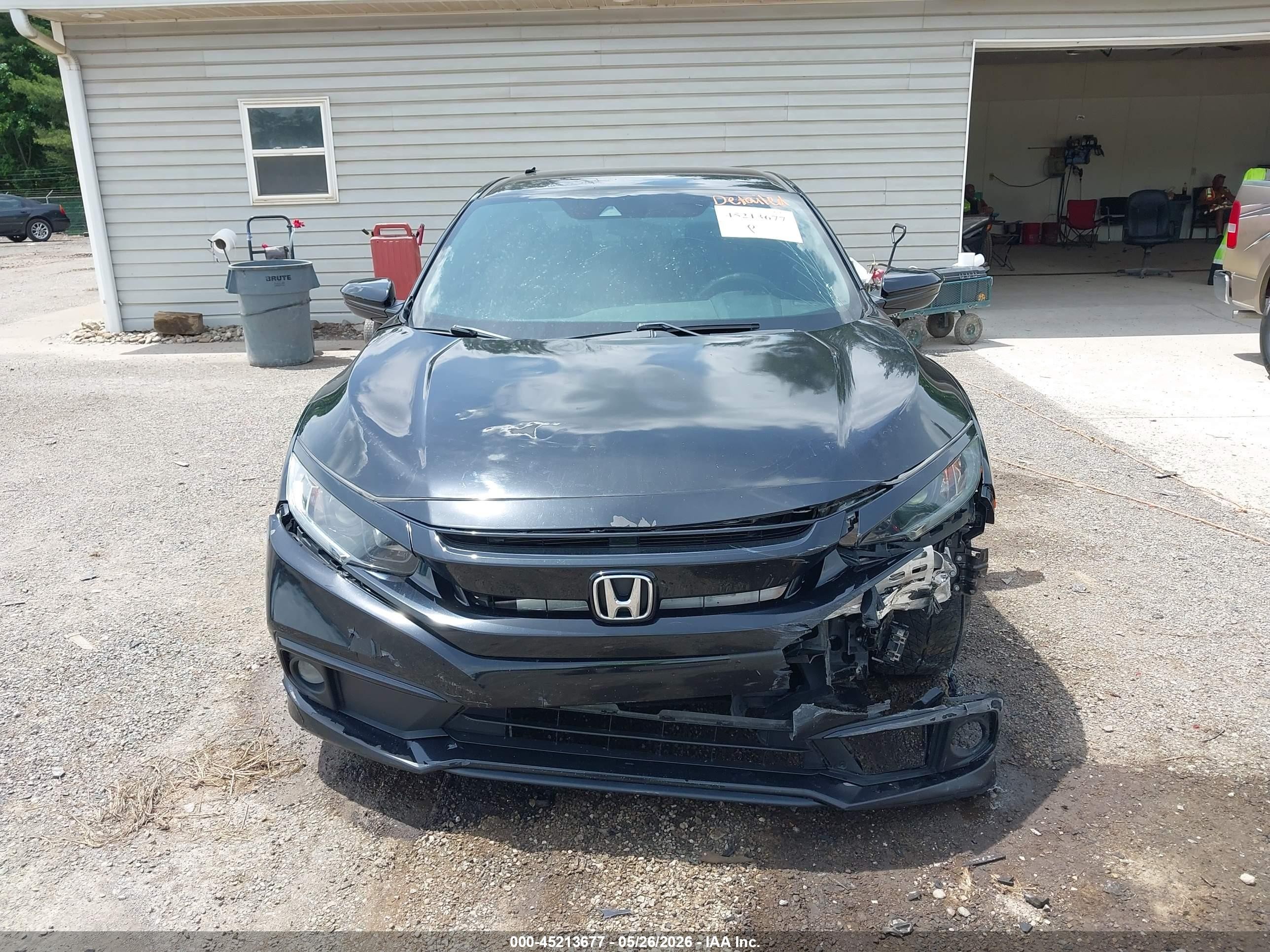 2019 Honda Civic Sport Black vin: 2HGFC2F89KH541123