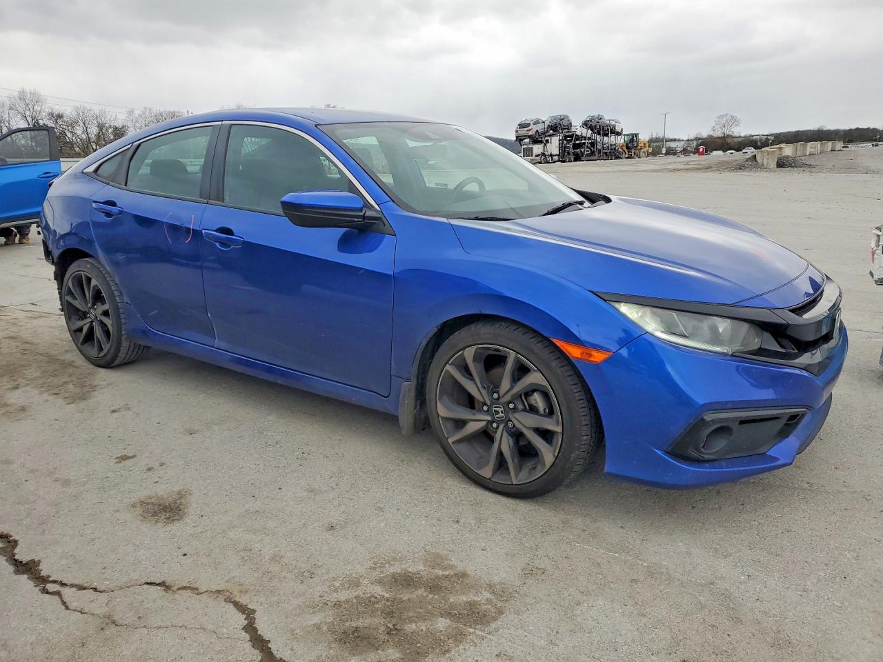 2021 Honda Civic Sport Blue vin: 2HGFC2F89MH535292