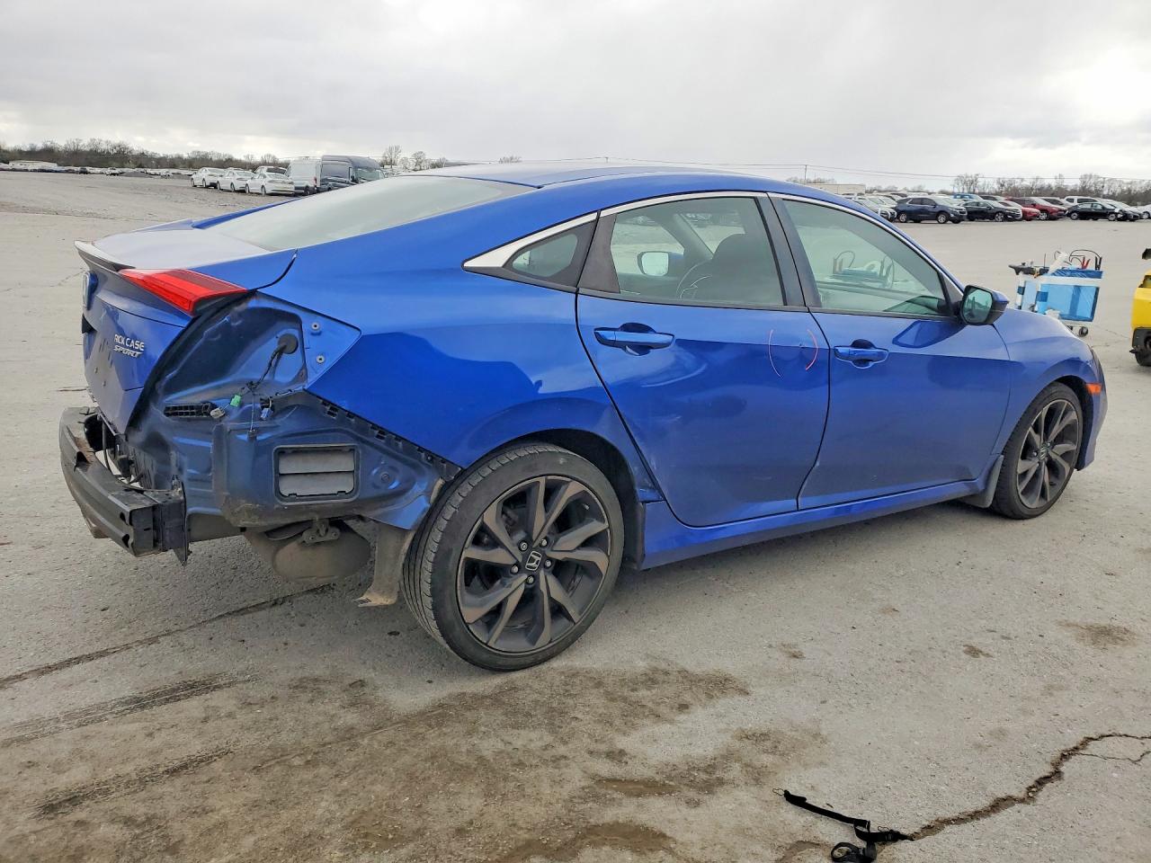 2021 Honda Civic Sport Blue vin: 2HGFC2F89MH535292