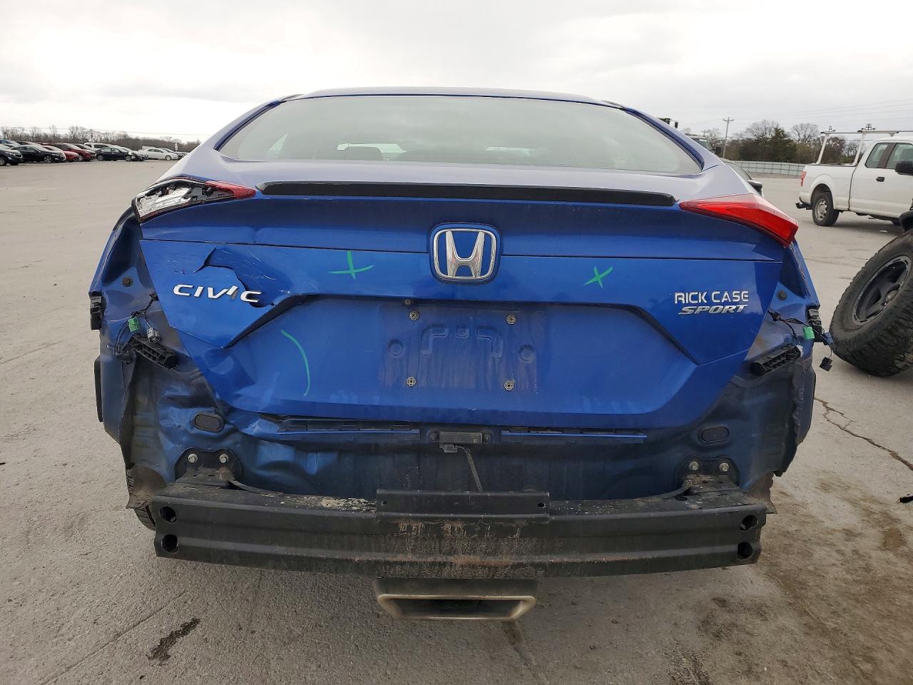 2021 Honda Civic Sport Blue vin: 2HGFC2F89MH535292