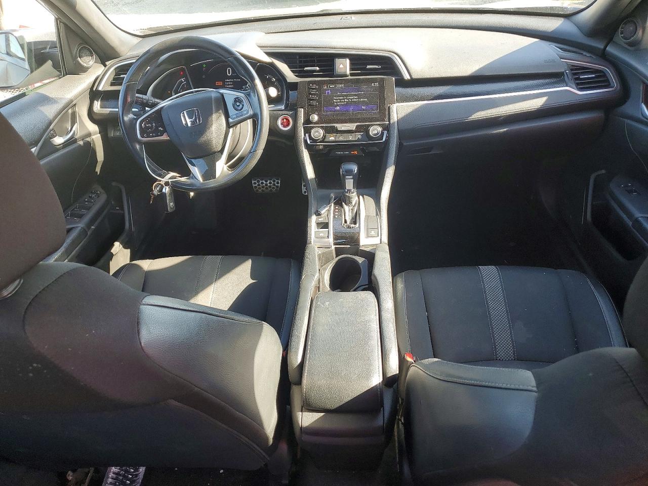 2019 Honda Civic Sport Gray vin: 2HGFC2F8XKH517915