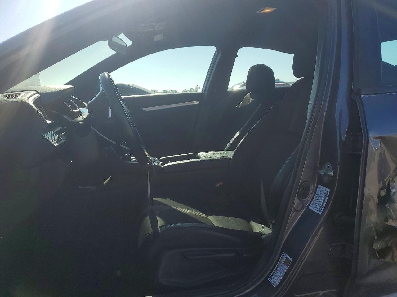 2019 Honda Civic Sport Gray vin: 2HGFC2F8XKH517915