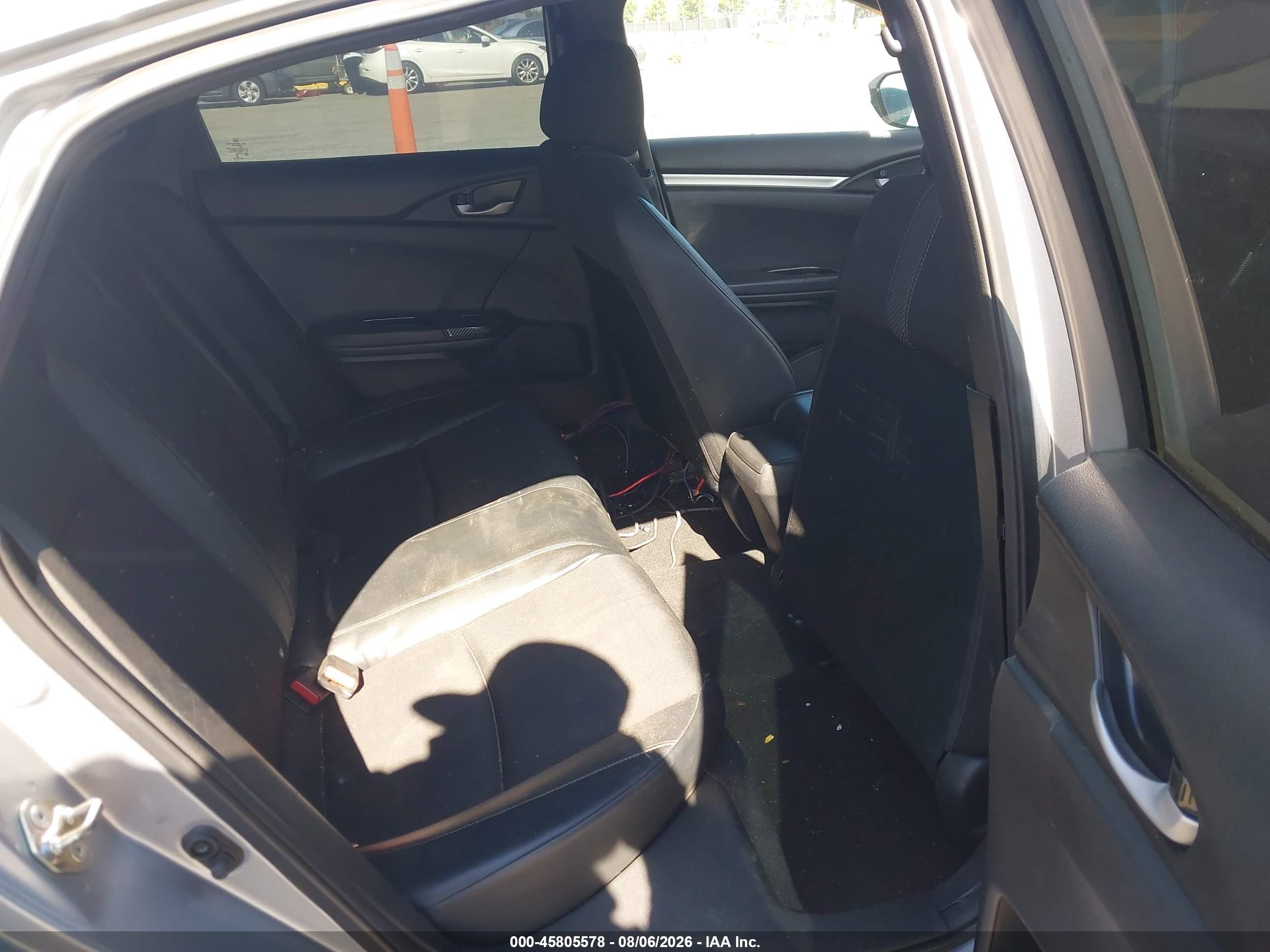 2019 Honda Civic Sport Gray vin: 2HGFC2F8XKH529868