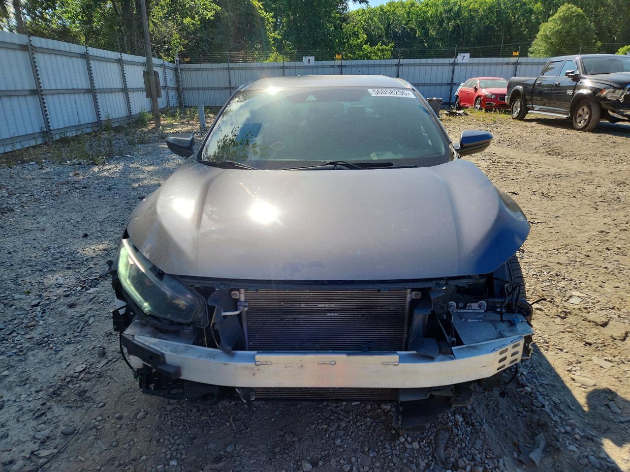 2020 Honda Civic Sport Gray vin: 2HGFC2F8XLH521352