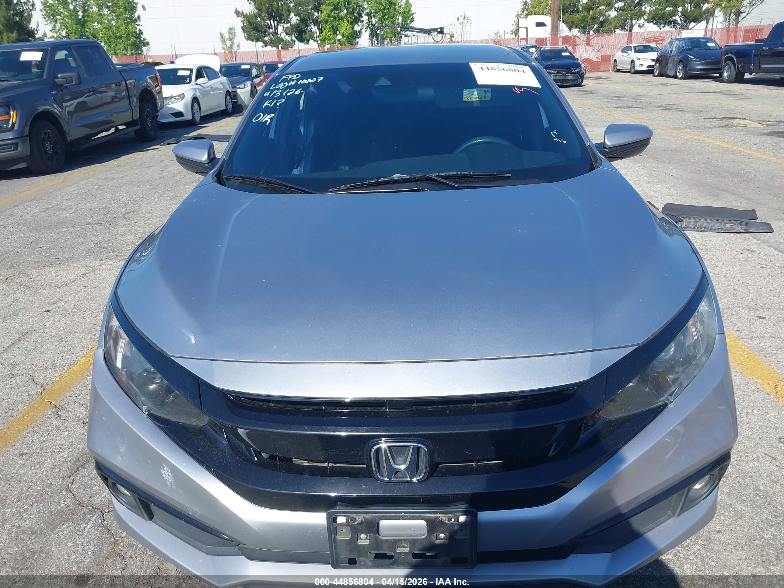 2021 Honda Civic Sport Серебряный vin: 2HGFC2F8XMH506884