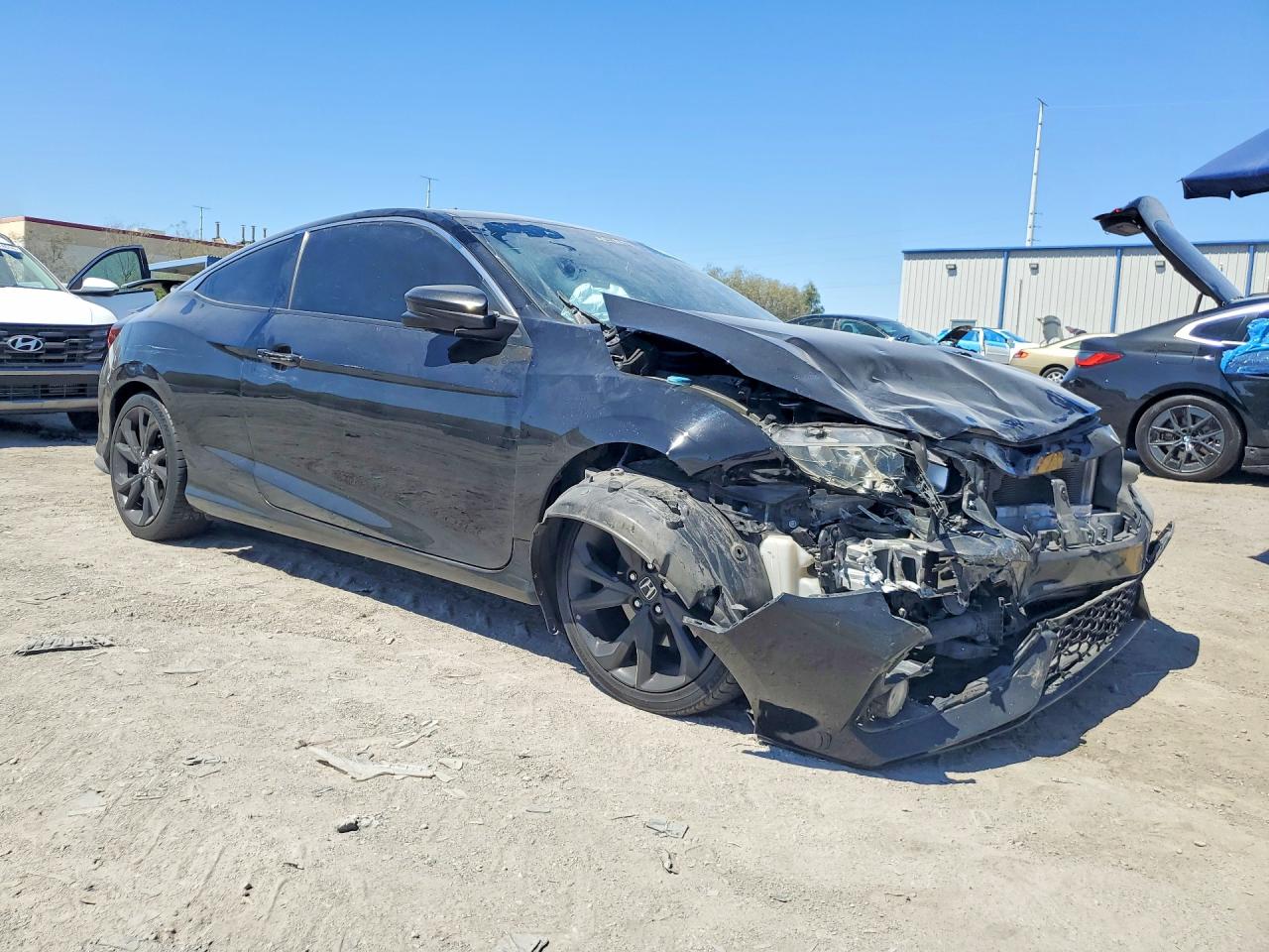 2018 Honda Civic Si Black vin: 2HGFC3A50JH754673