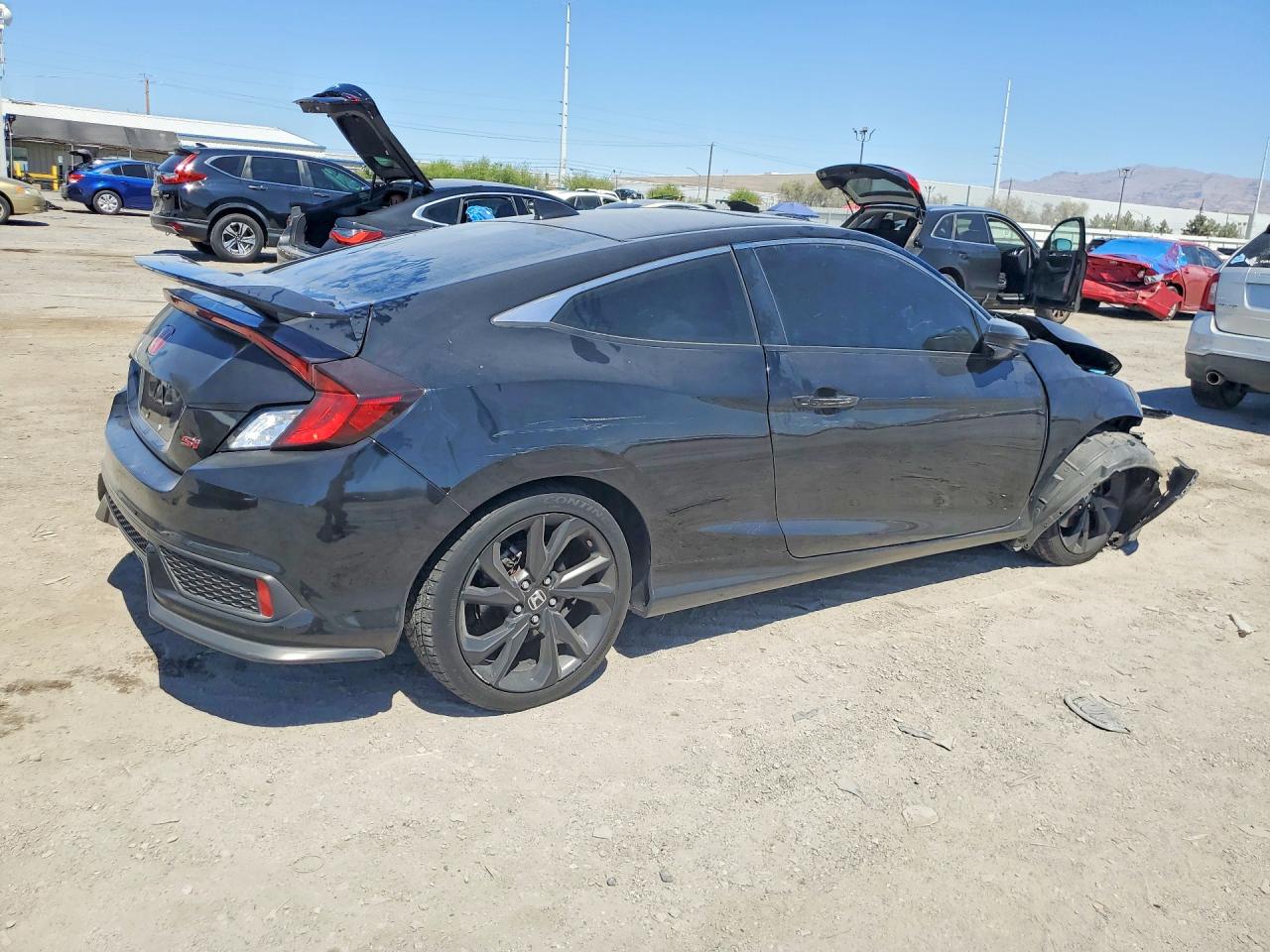 2018 Honda Civic Si Black vin: 2HGFC3A50JH754673