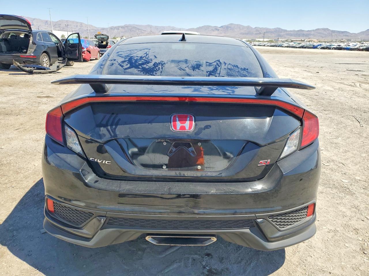 2018 Honda Civic Si Black vin: 2HGFC3A50JH754673