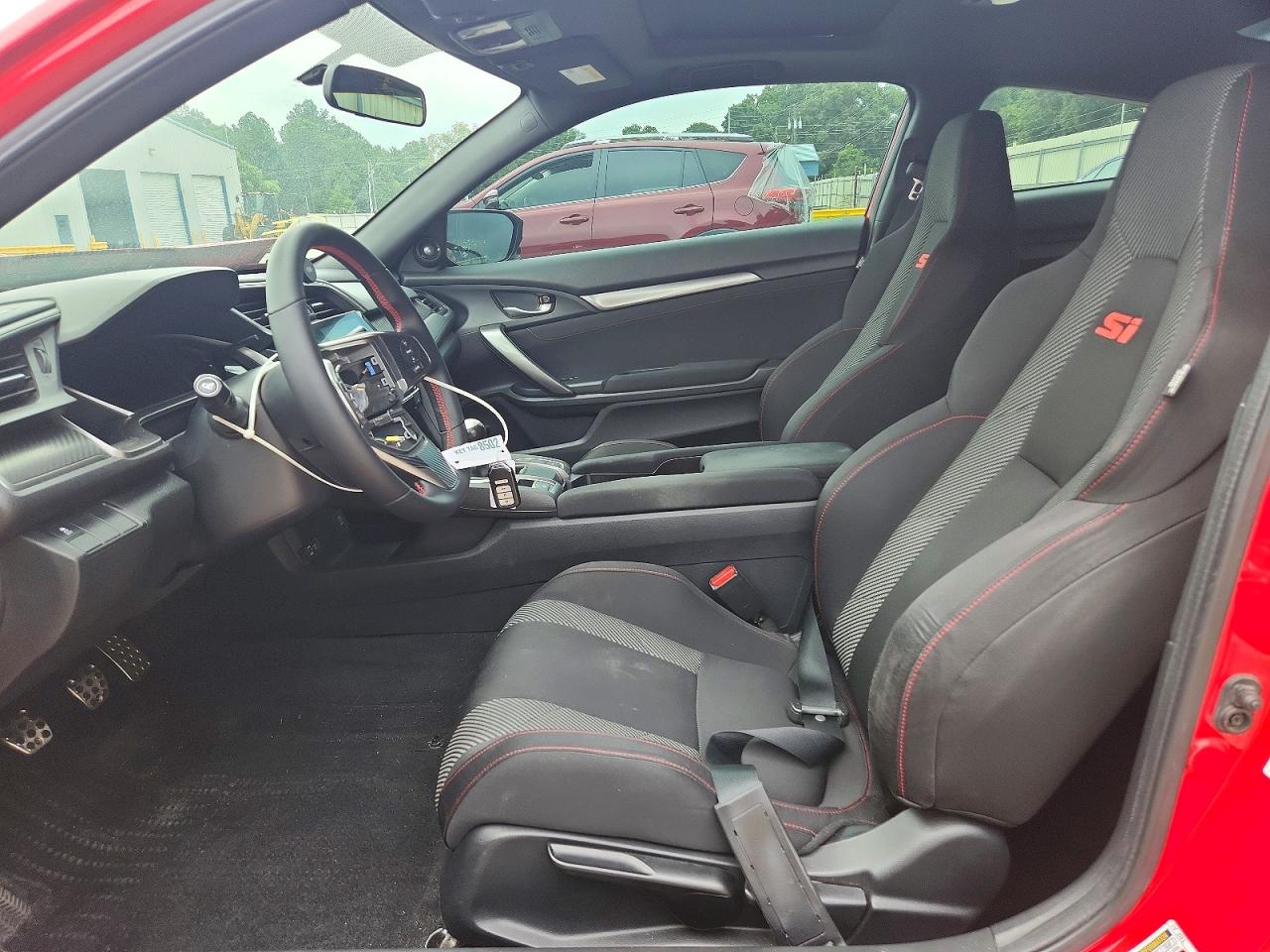 2018 Honda Civic Si Red vin: 2HGFC3A52JH756117