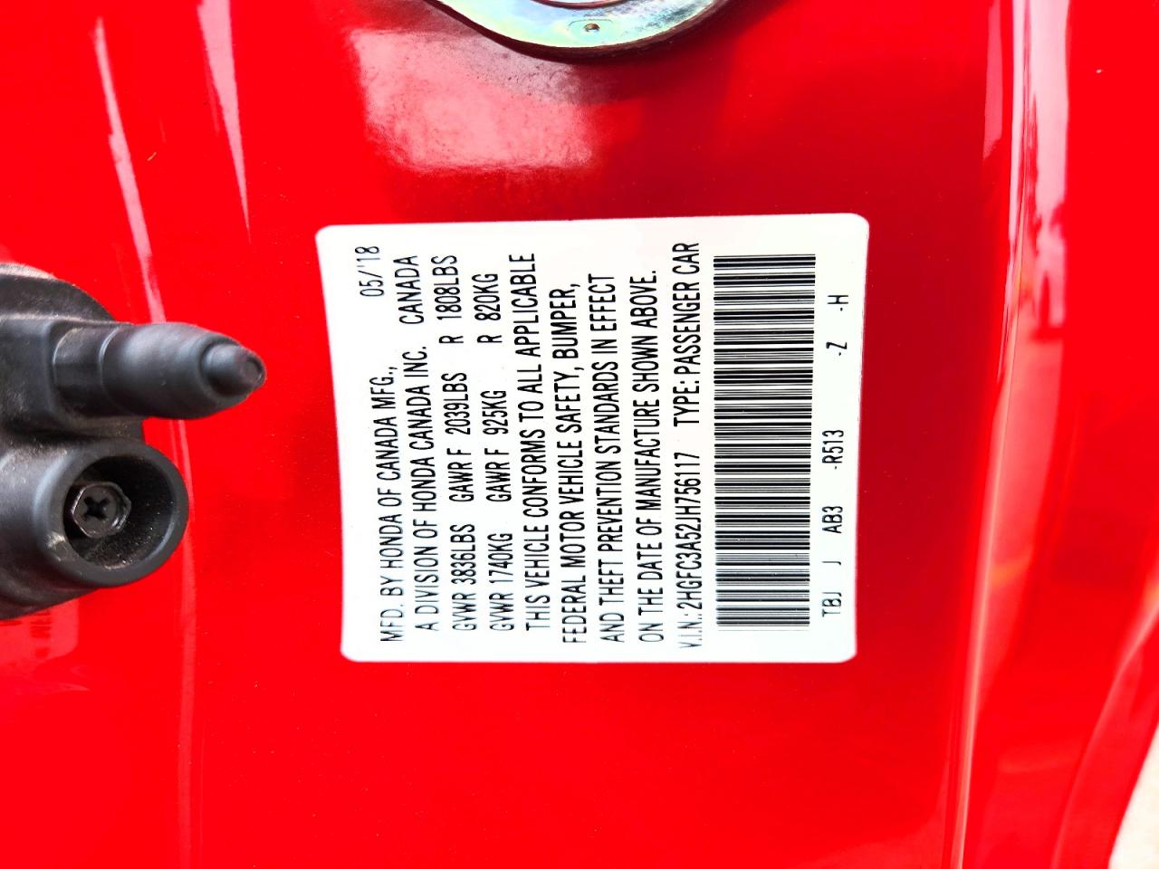 2018 Honda Civic Si Red vin: 2HGFC3A52JH756117