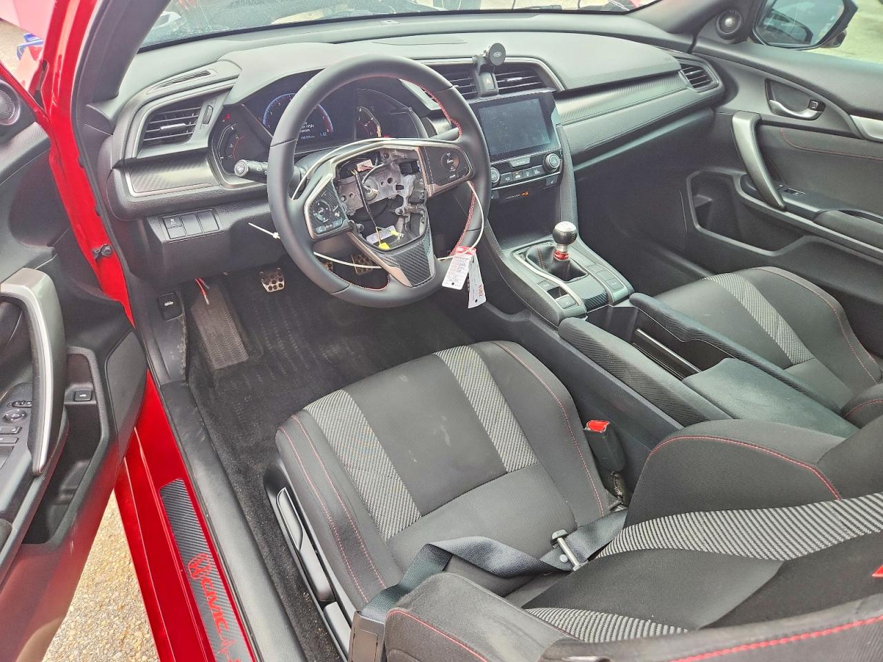 2018 Honda Civic Si Red vin: 2HGFC3A52JH756117