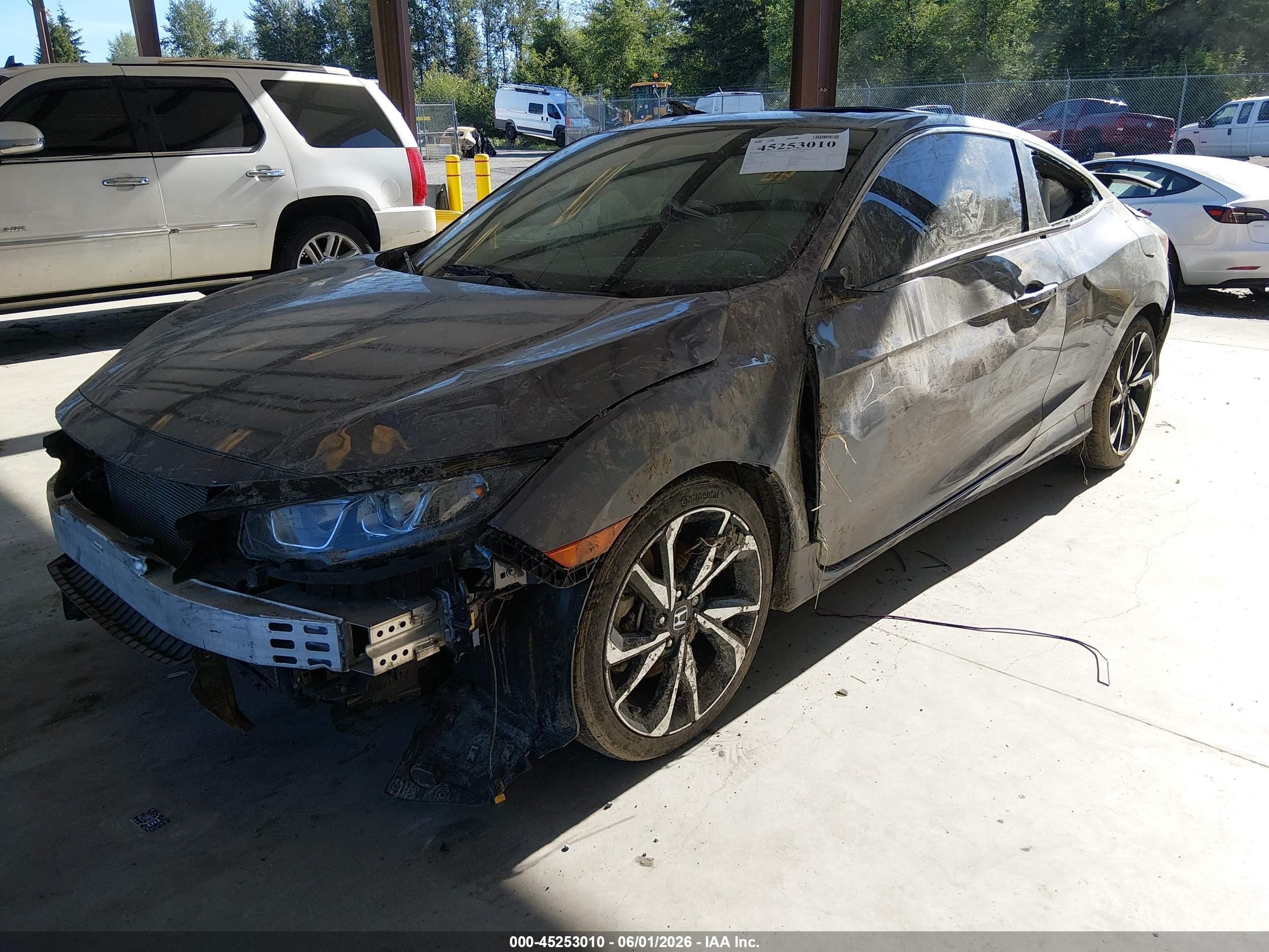 2018 Honda Civic Si Gray vin: 2HGFC3A53JH752643