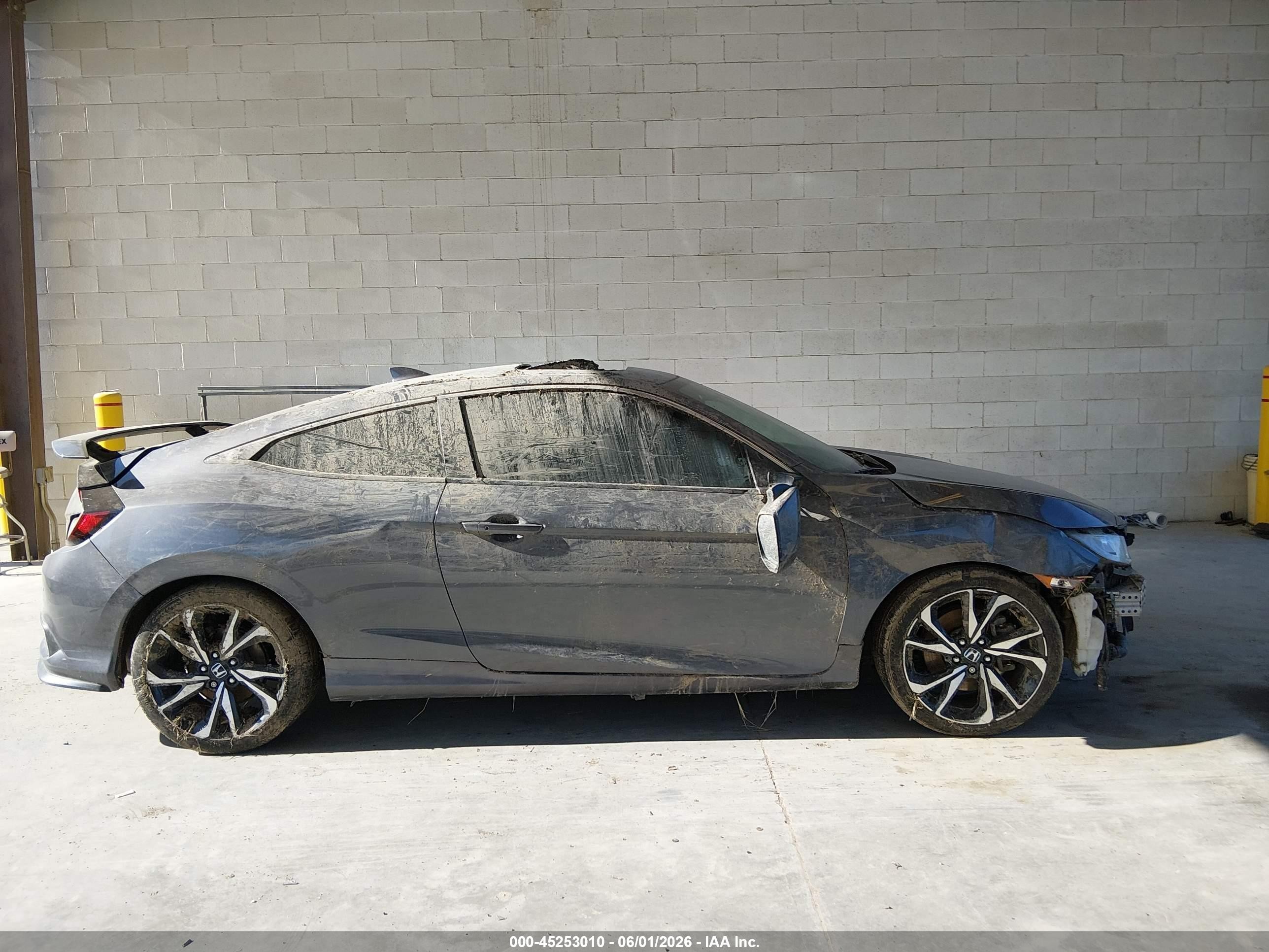 2018 Honda Civic Si Gray vin: 2HGFC3A53JH752643