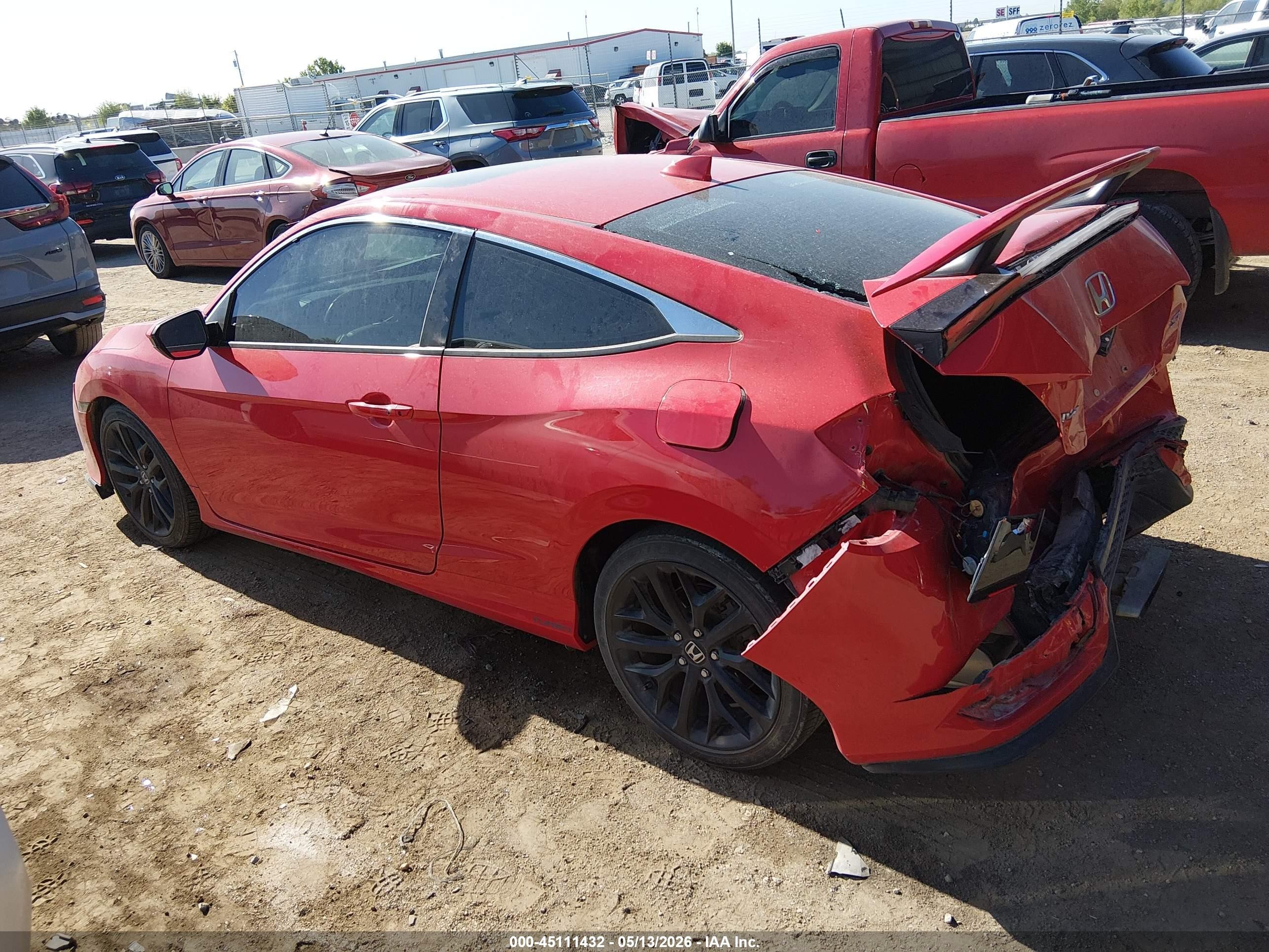 2020 Honda Civic Si Coupe Red vin: 2HGFC3A53LH753679