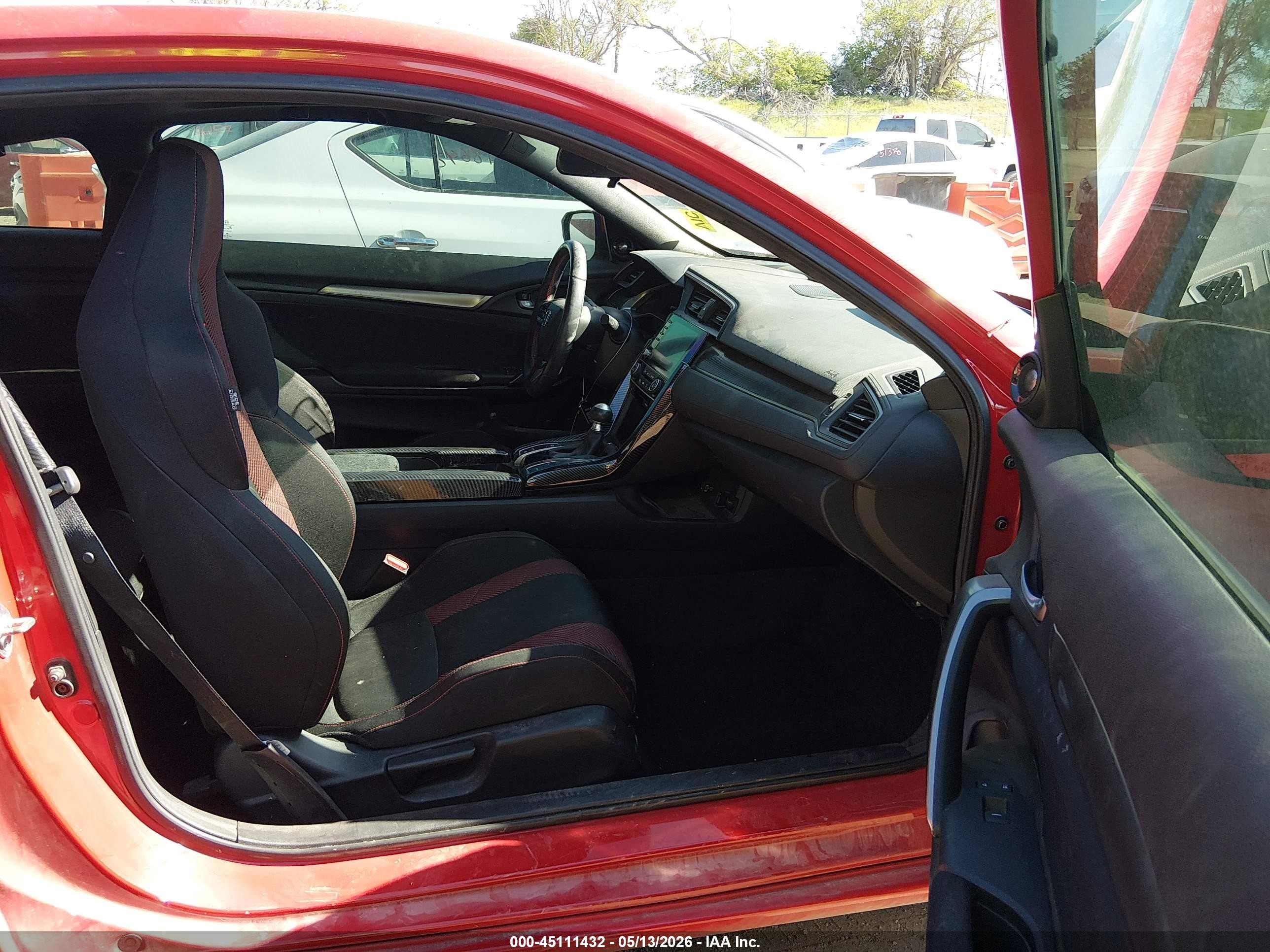 2020 Honda Civic Si Coupe Red vin: 2HGFC3A53LH753679