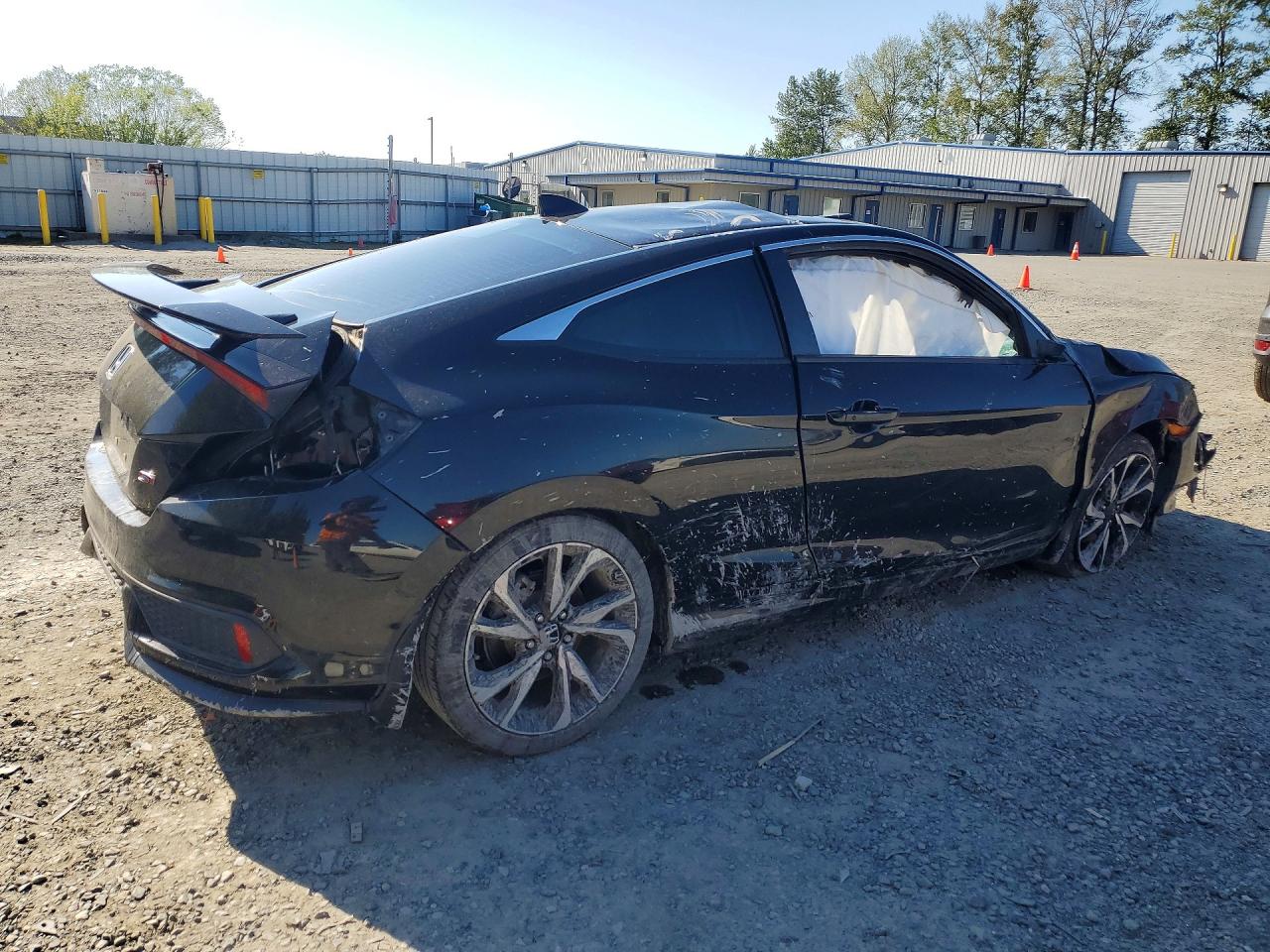2017 Honda Civic Si Black vin: 2HGFC3A54HH751236
