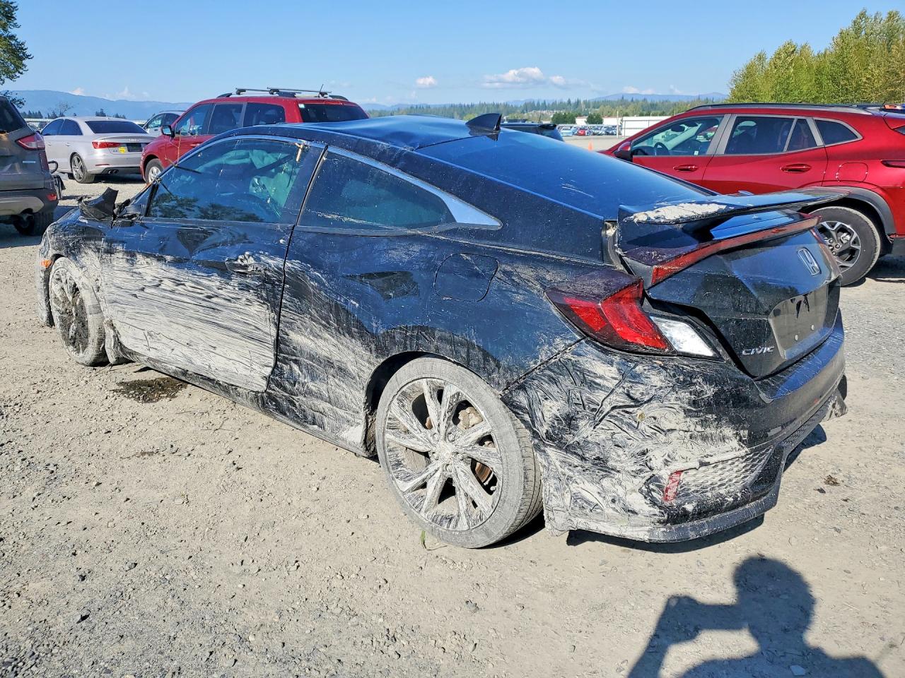 2017 Honda Civic Si Black vin: 2HGFC3A54HH751236